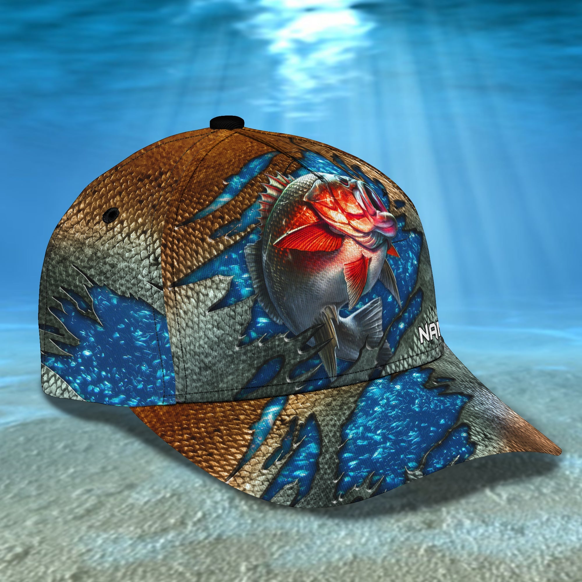 Fishing 03- Personalize Name Cap  - Loop - Ntp-159