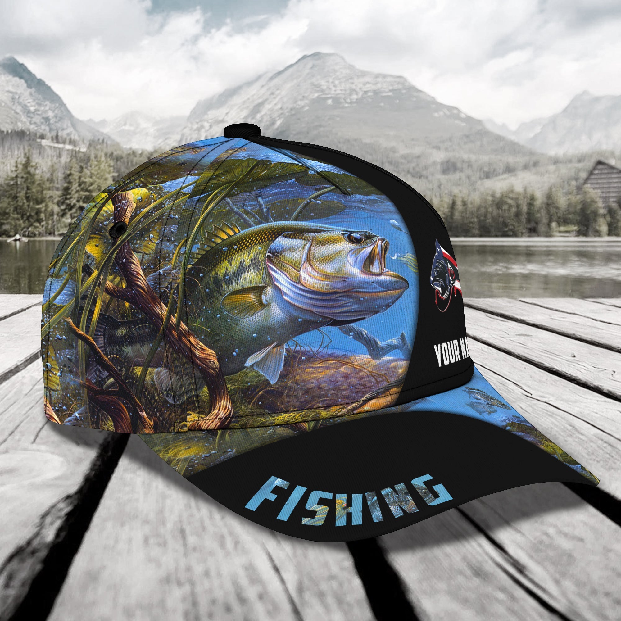Fishing - Personalized Name Cap - Lta98- 48