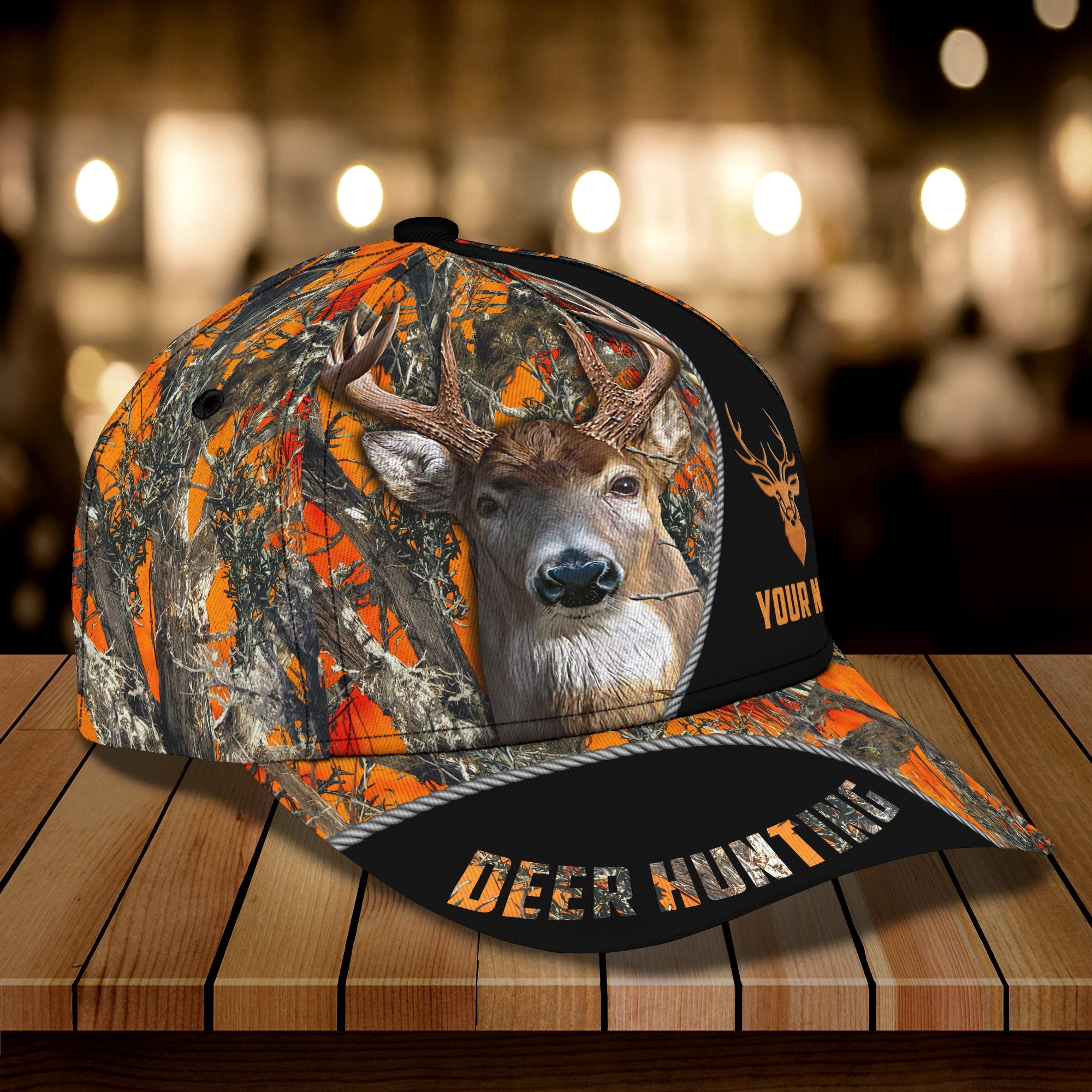 Deer Hunting - Personalized Name Cap 056 - Urt96