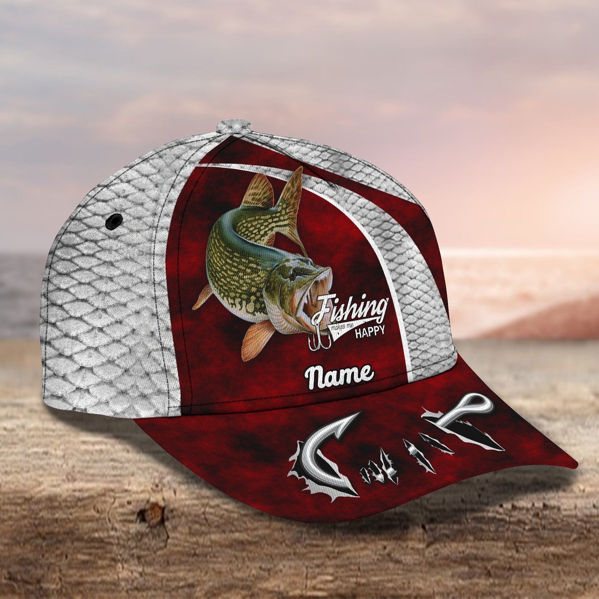 Fishing 14 - Personalize Name Cap  - Loop - Ntp-171