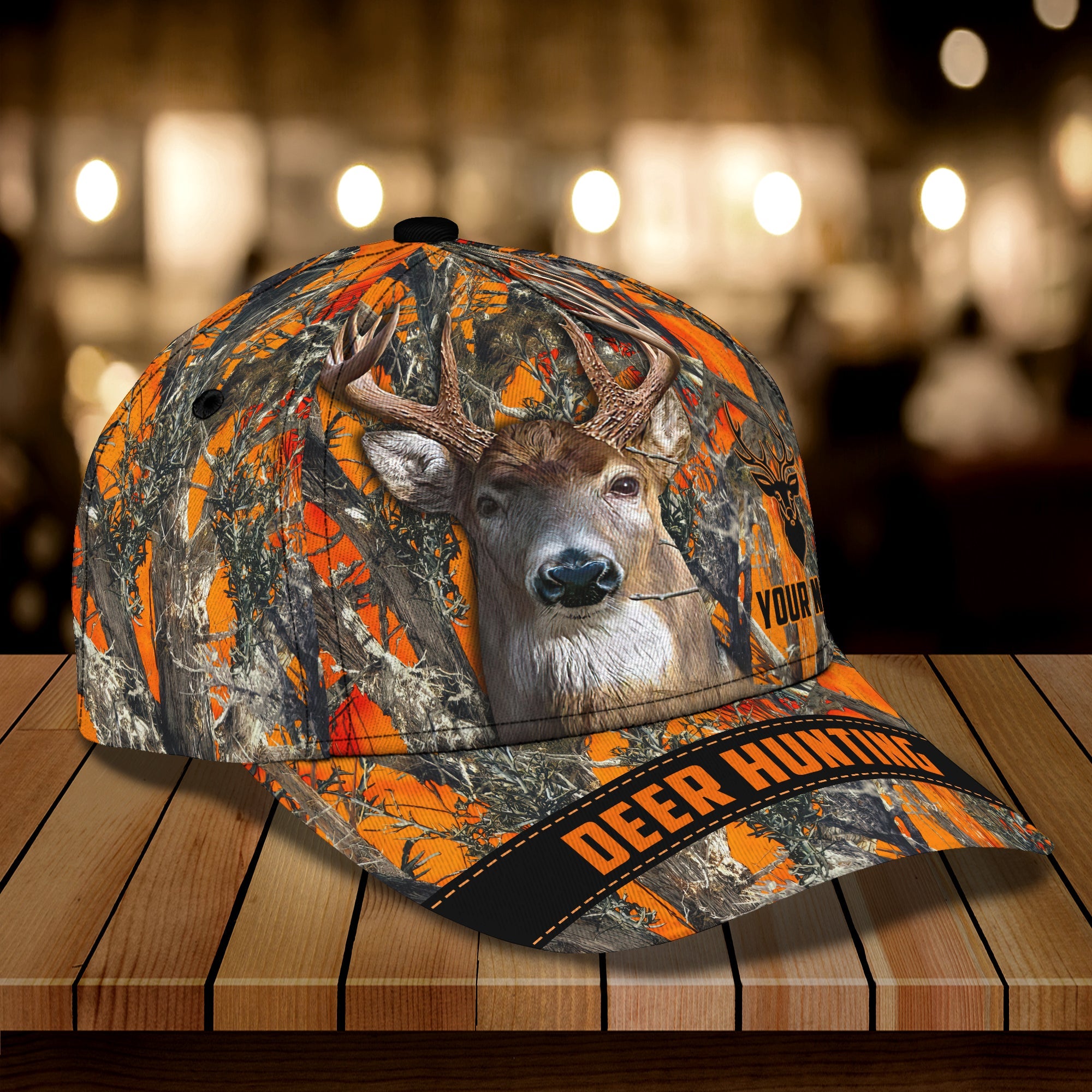 Deer Hunting - Personalized Name Cap 057 - Urt96