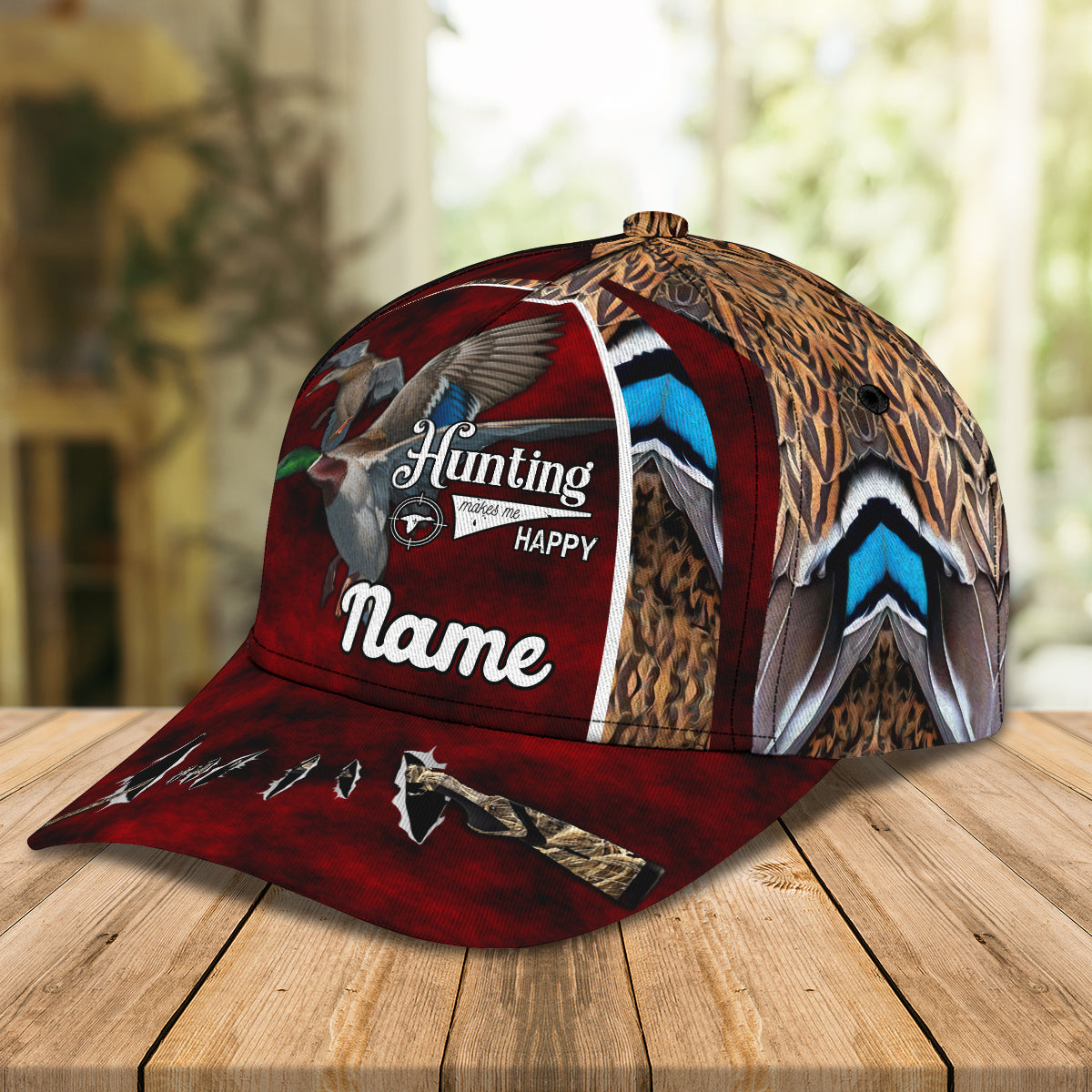 Duck Hunting 2 - Personalized Name Cap - Nt168 - Ct059
