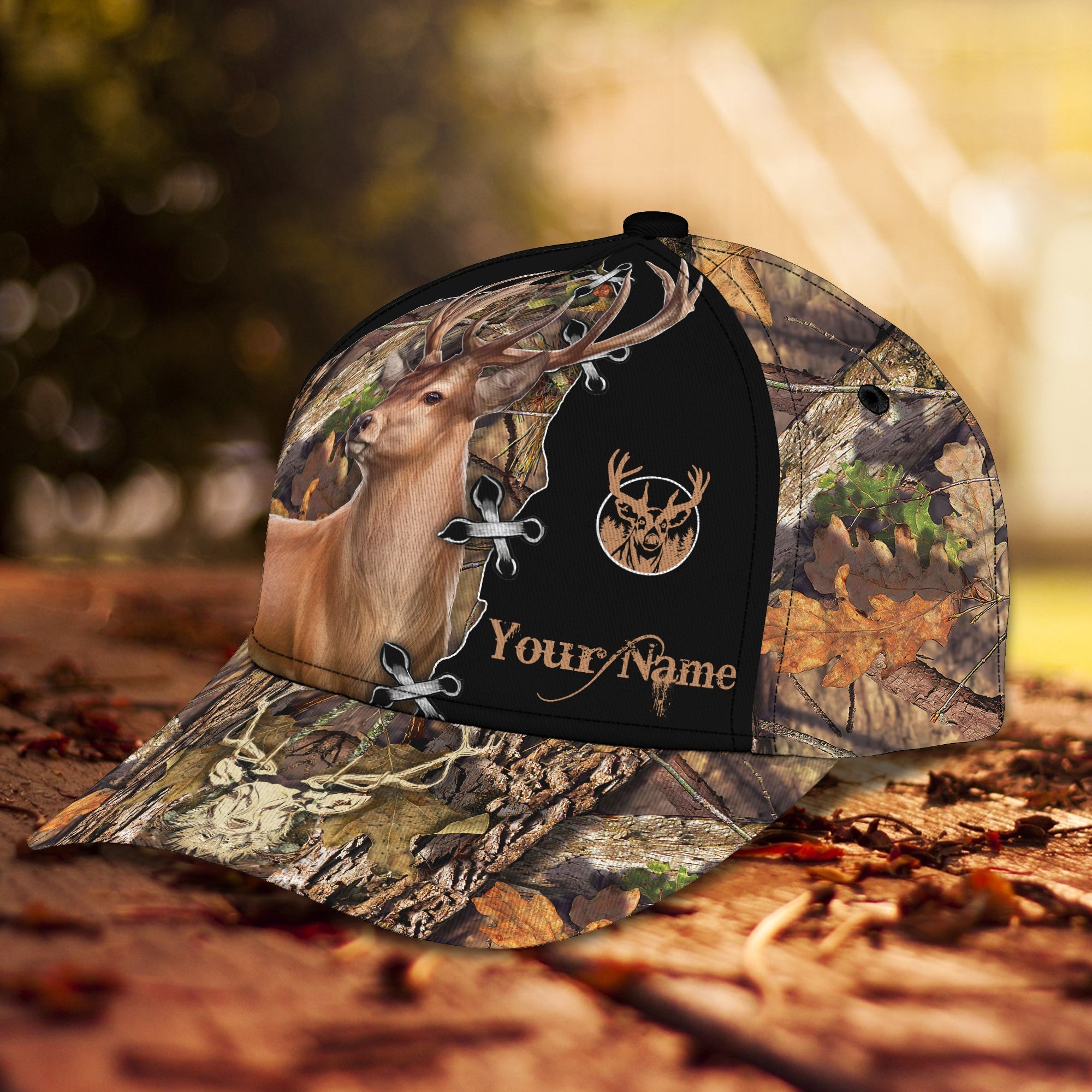 Deer Hunting - Personalized Name Cap