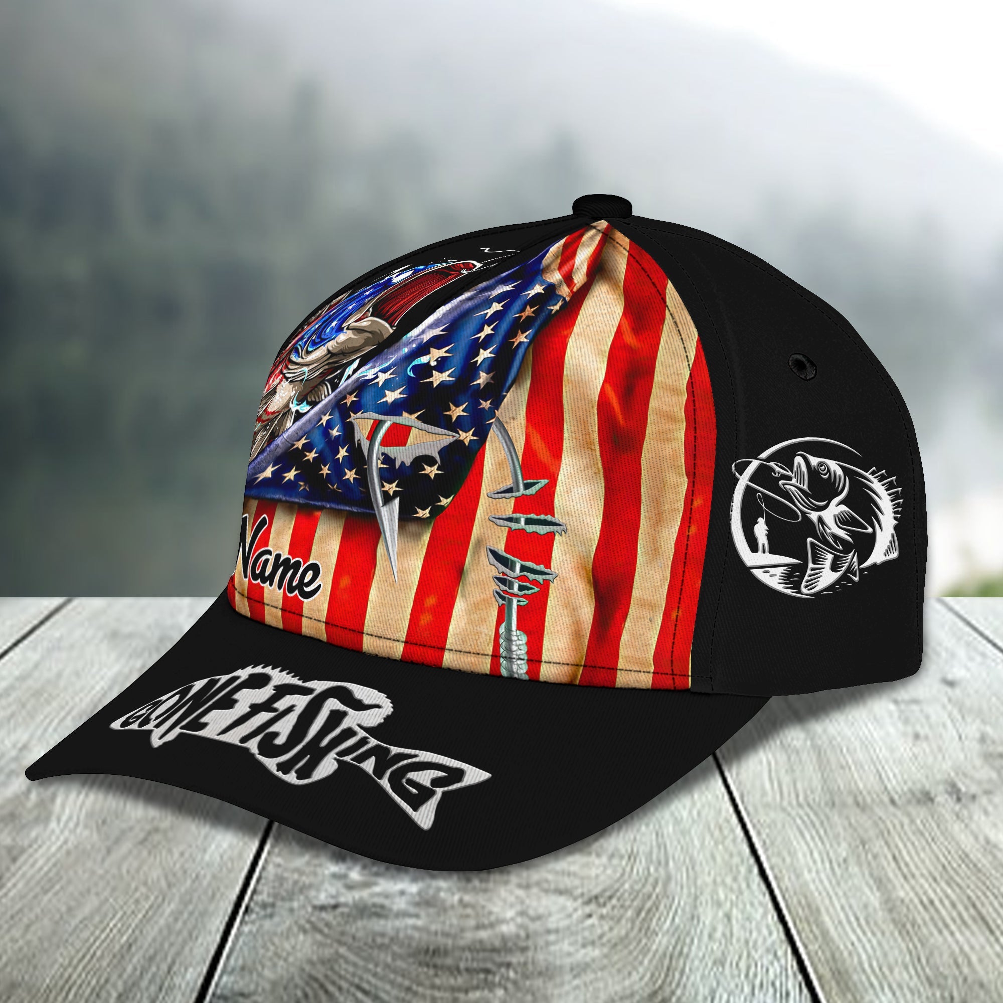 Fishing - Personalized Name Cap - Dp98 - Dp297