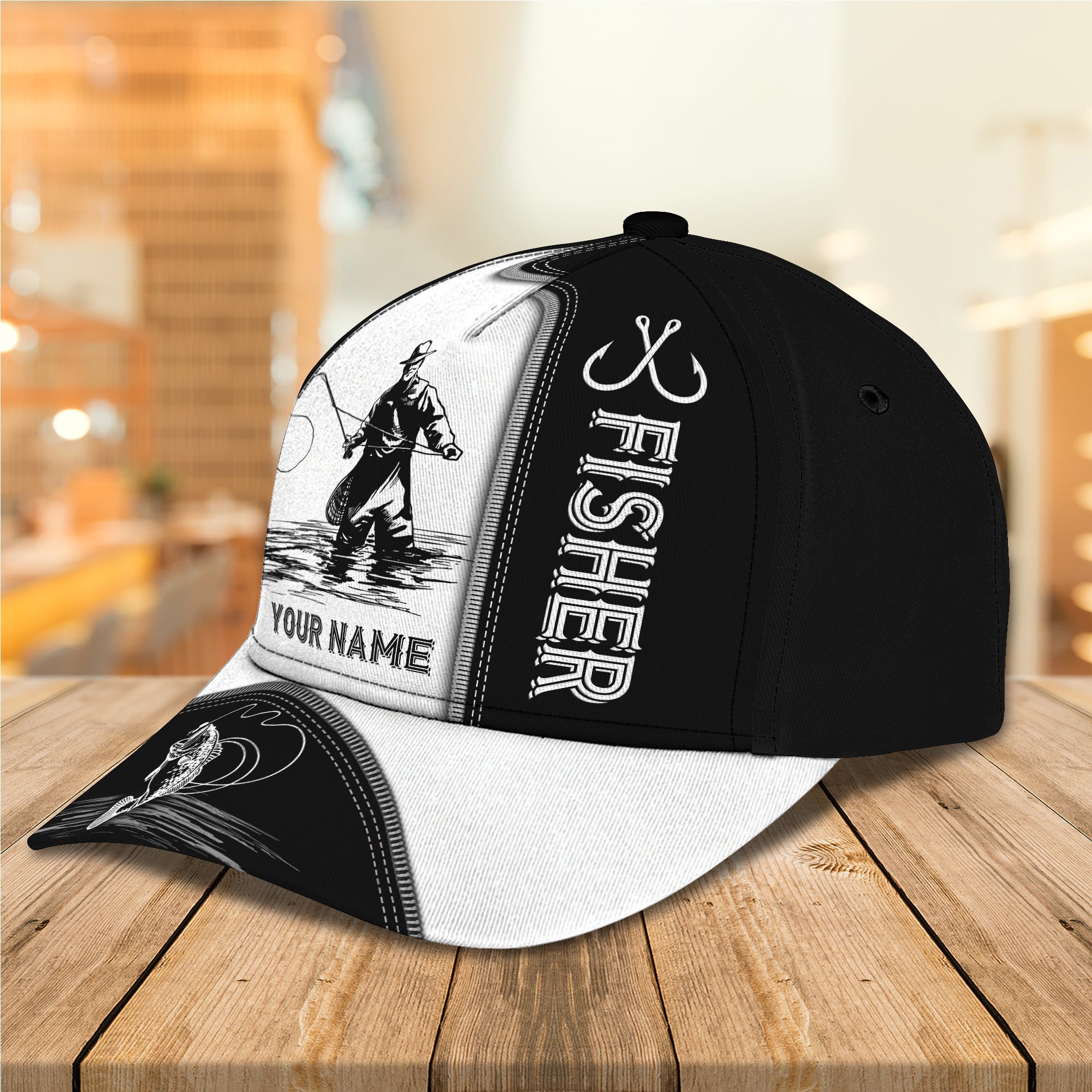 Fishing - Personalized Name Cap - Ntt68
