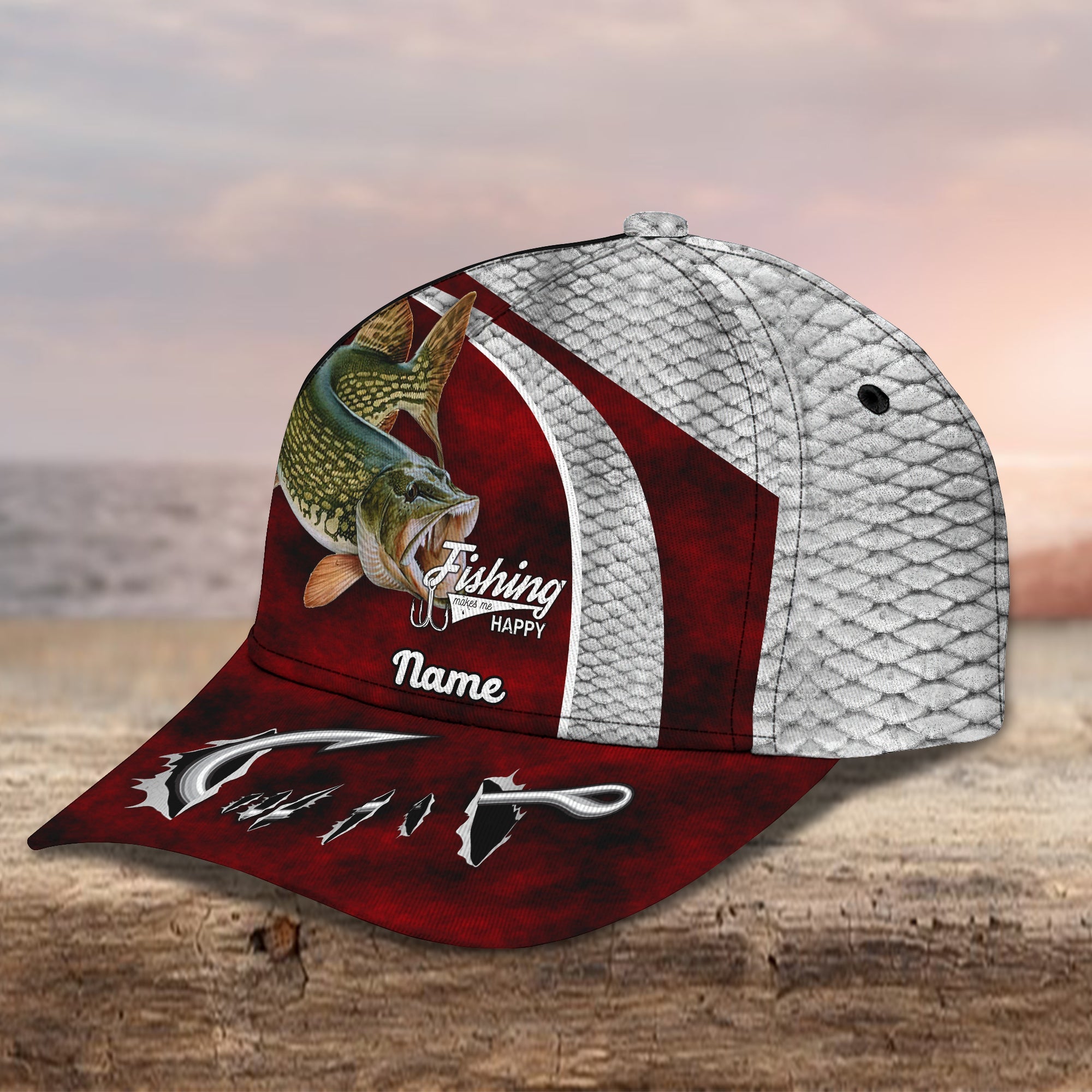 Fishing 14 - Personalize Name Cap  - Loop - Ntp-171
