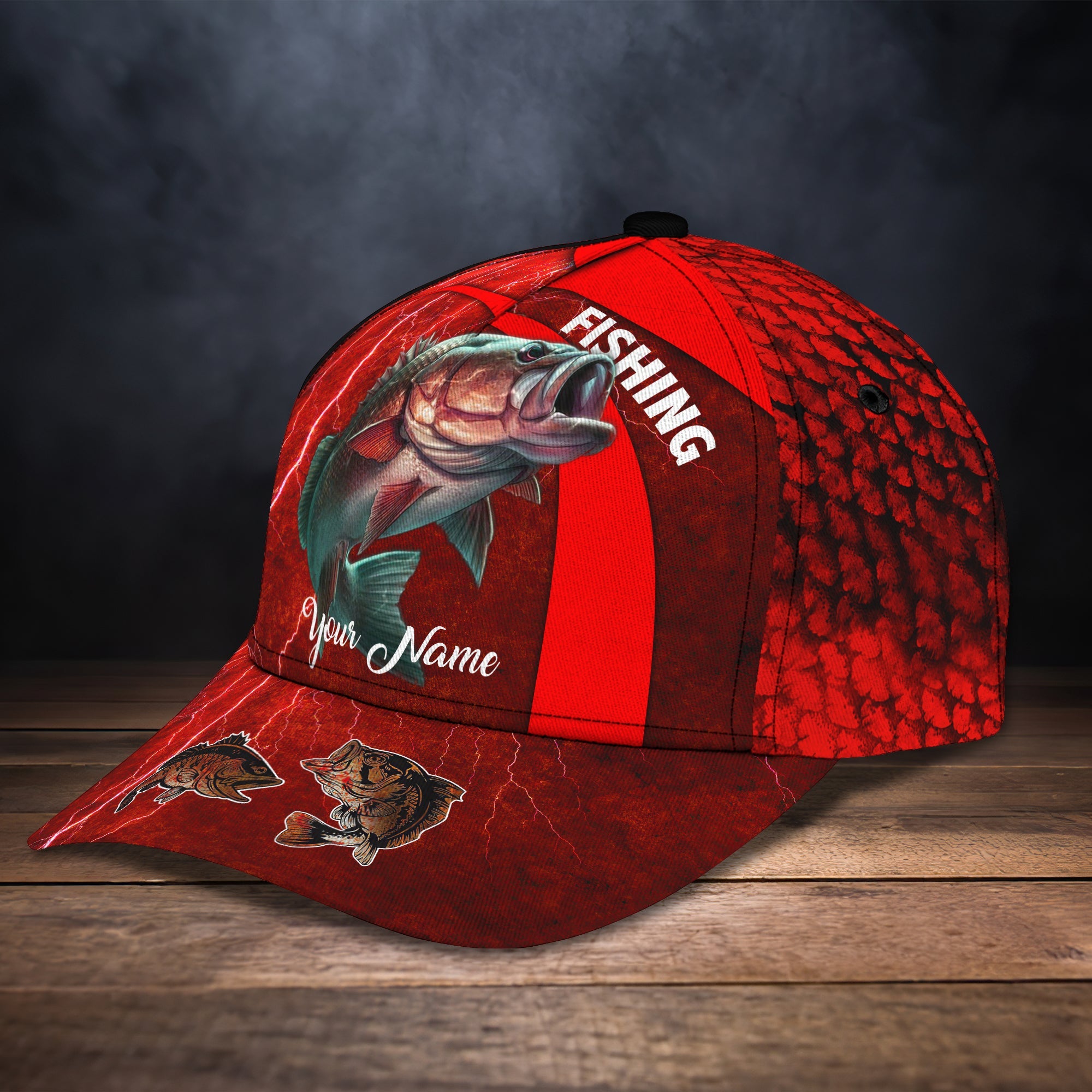 Red Snapper- Personalize Name Cap - ATM2K-179