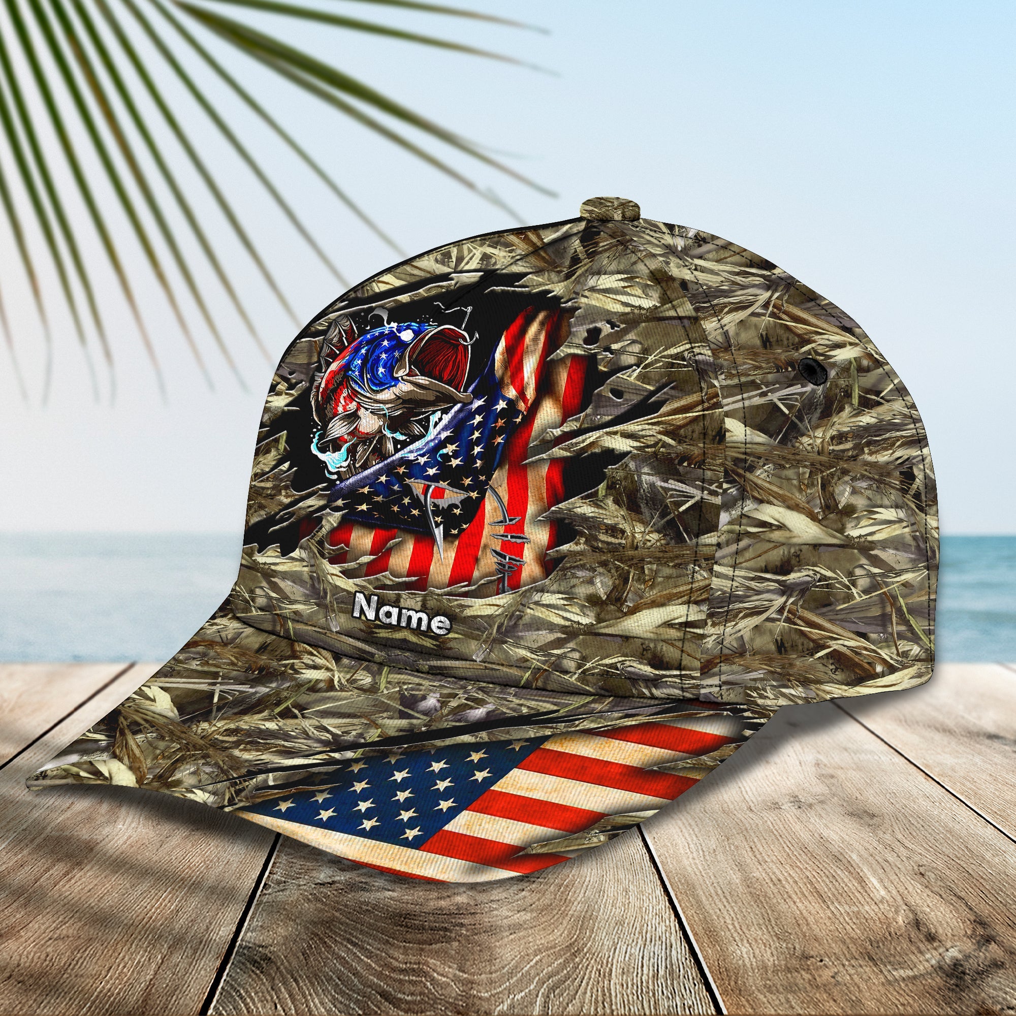 Fishing Hd98 - Personalized Name Cap -Loop- Hd98 19