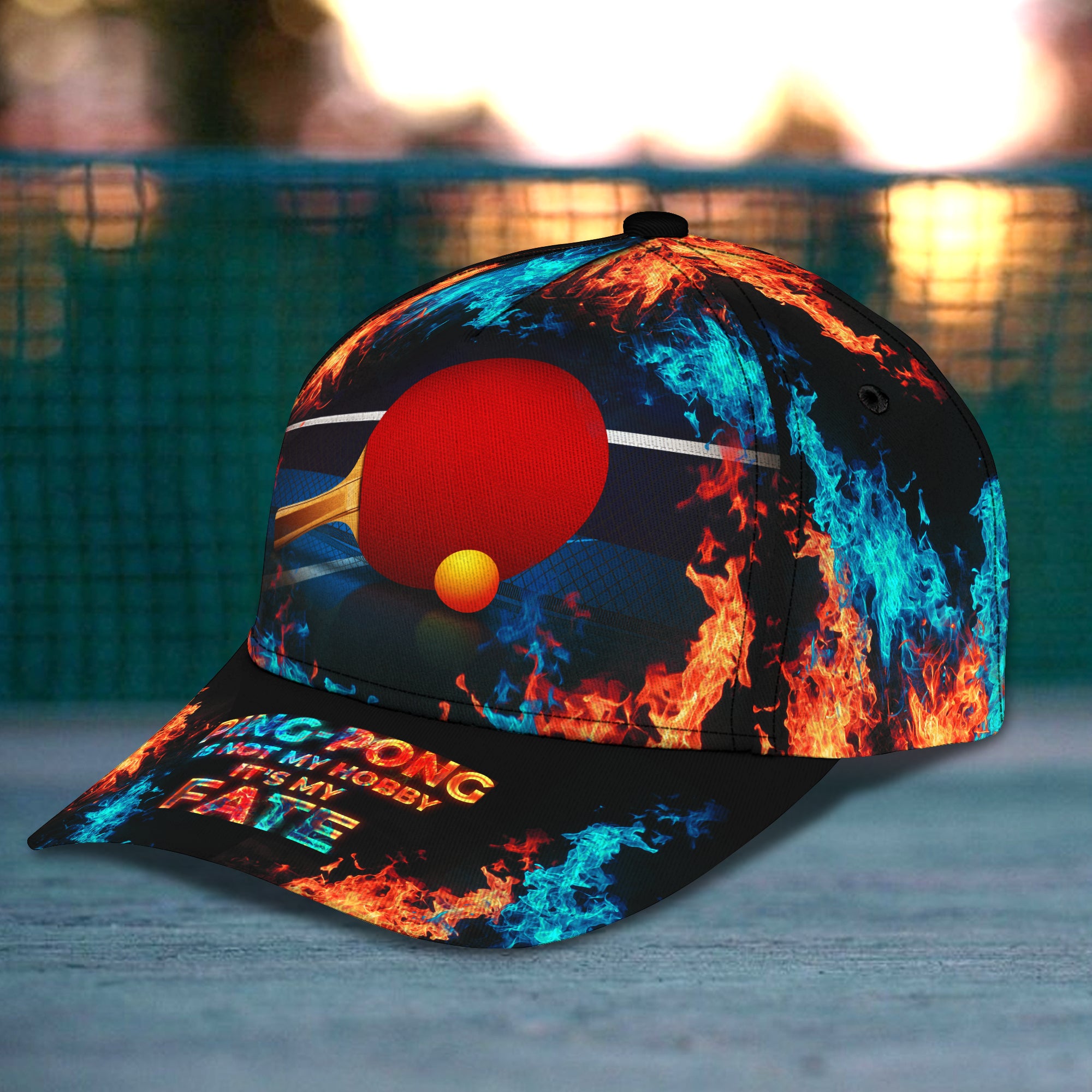 Ping-Pong Is Not My Hobby It's My Fate 3D Classic Cap