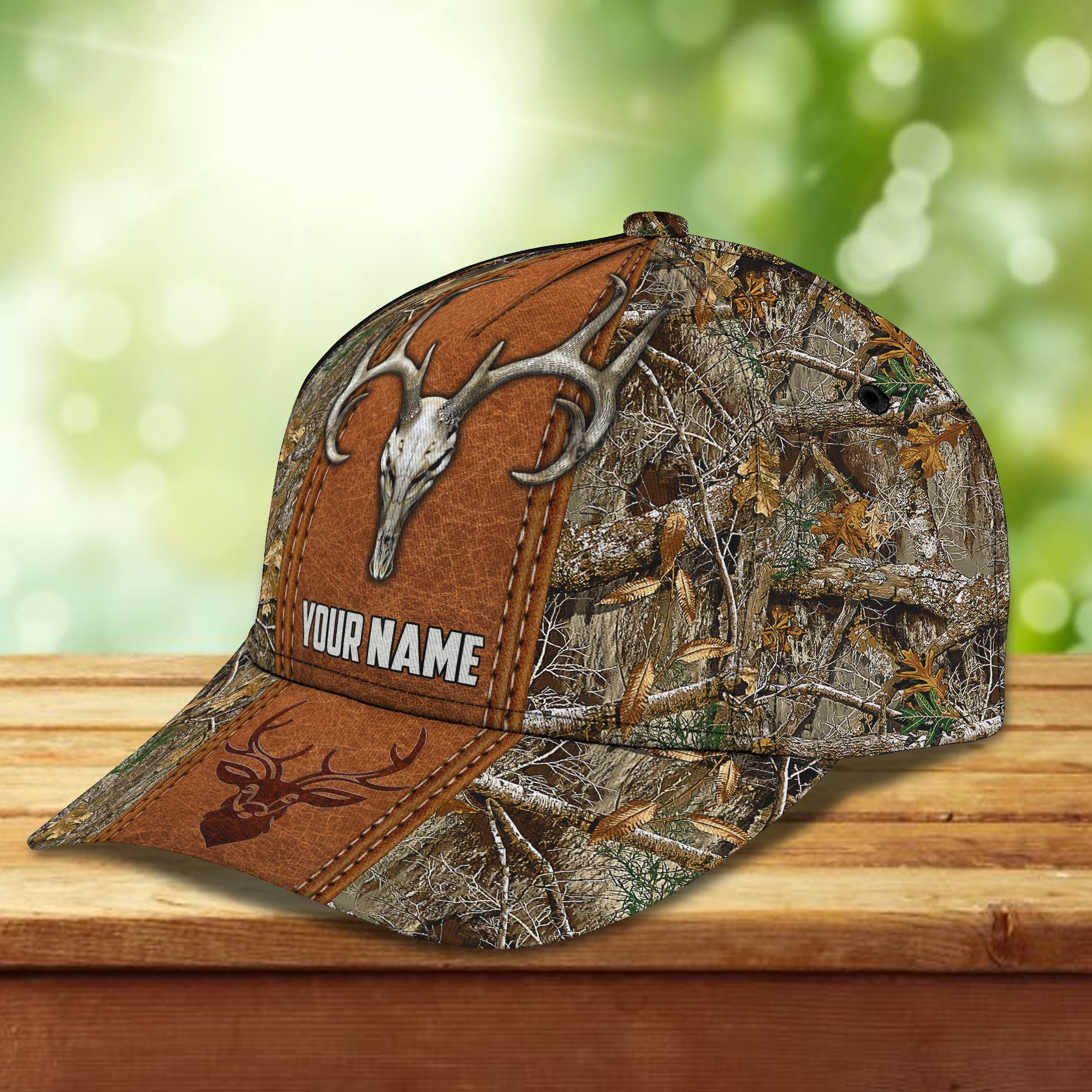 Deer Hunting 2 - Personalized Name Cap - Boom