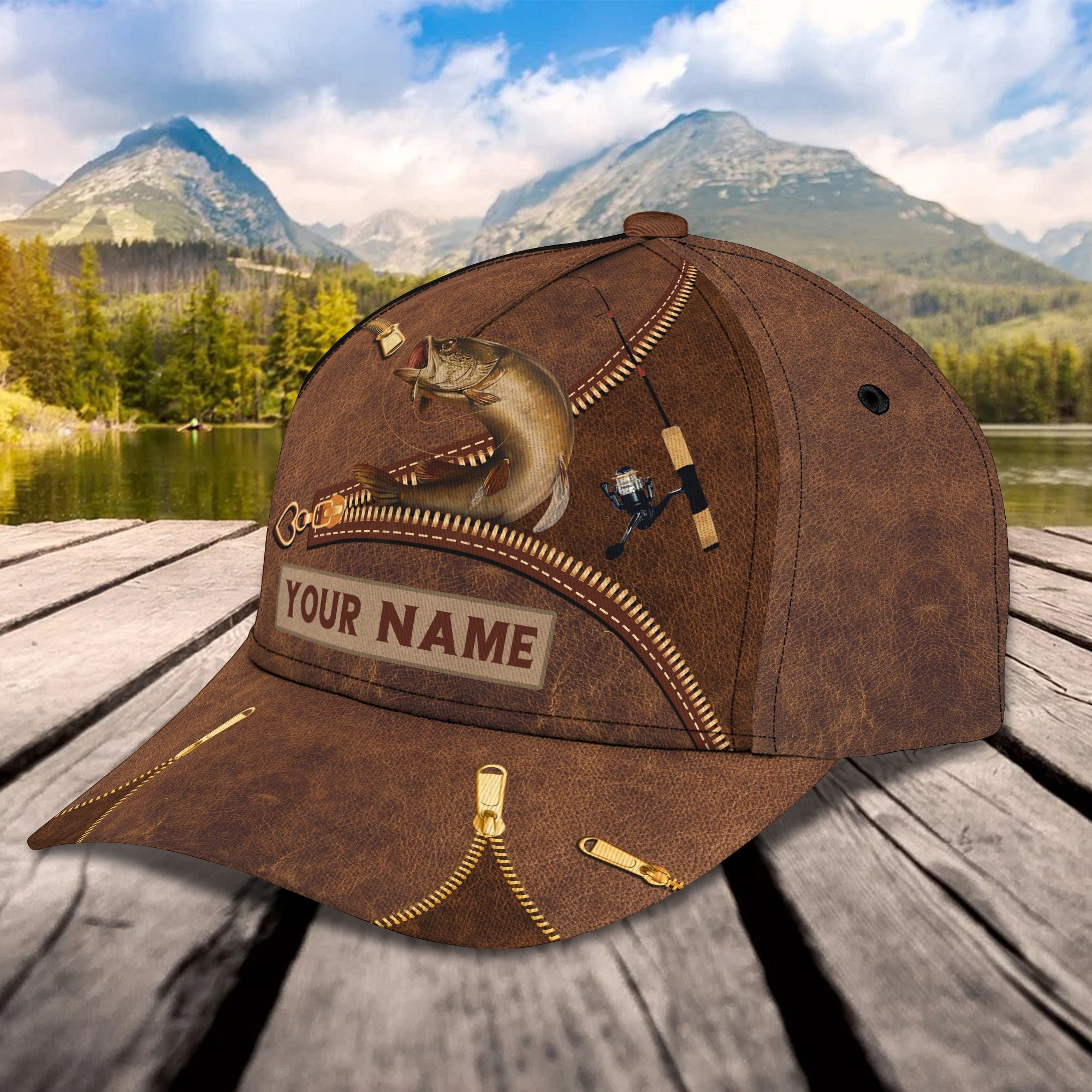 FISHING CAP 2 - Personalized Name Cap - HTA 68