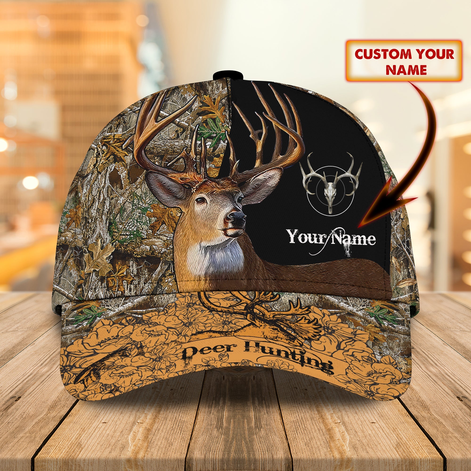 Deer hunting - Personalized Name Cap - Ntt68