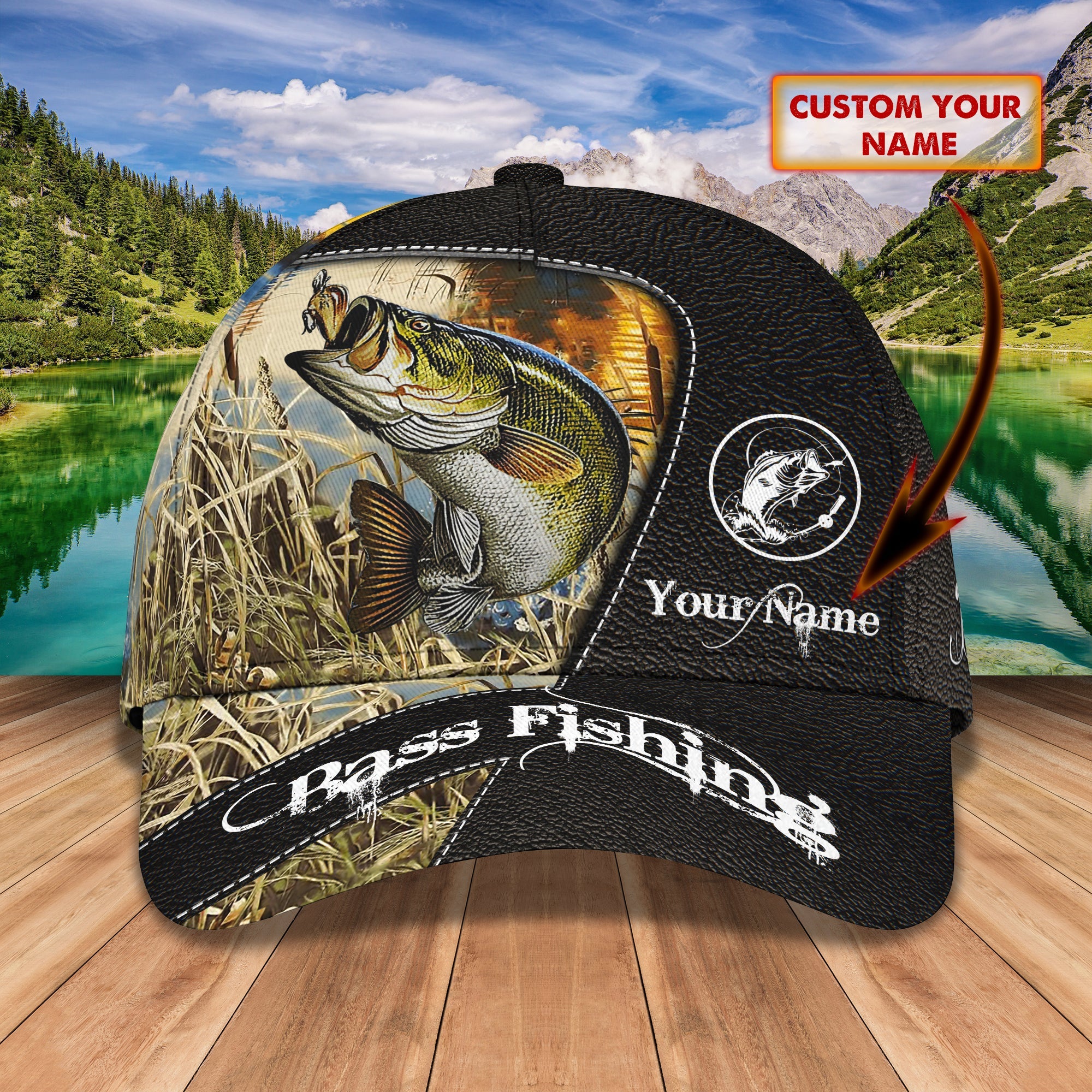 FISHING 09 - Personalized Name Cap - HN95