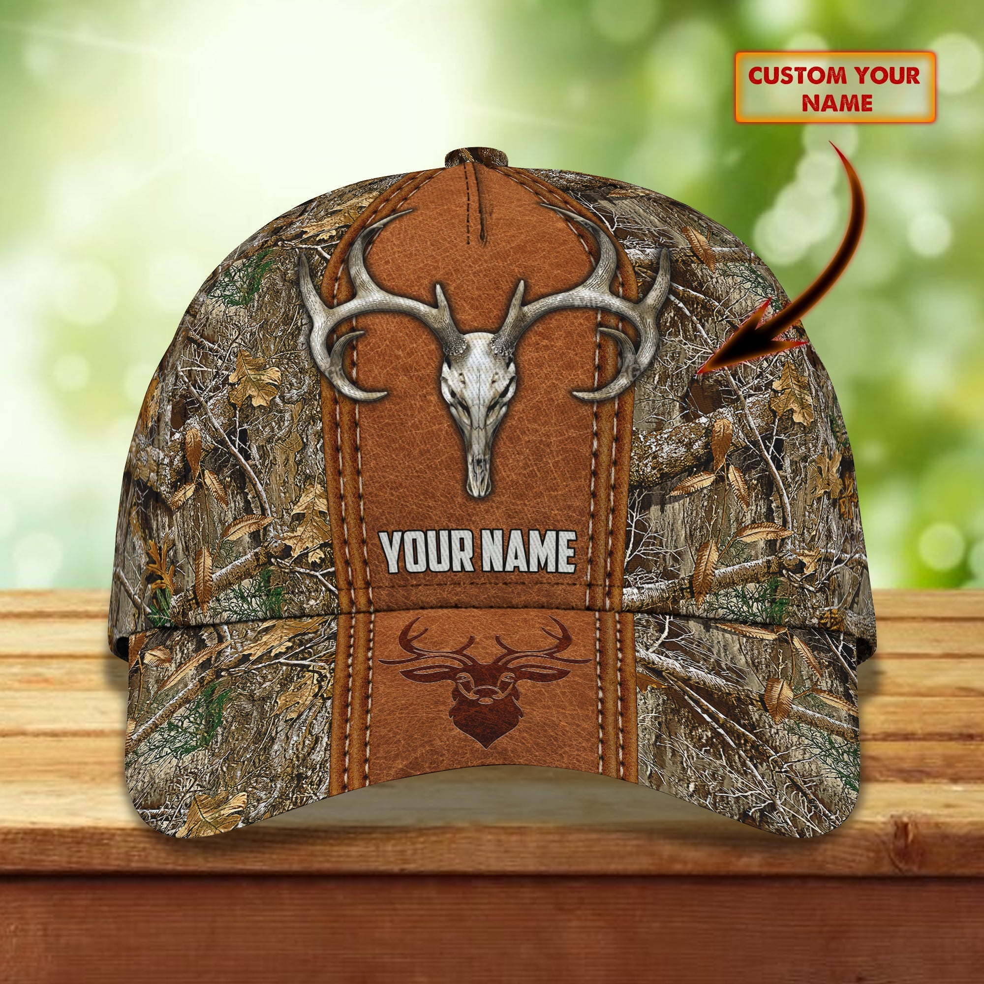 Deer Hunting 2 - Personalized Name Cap - Boom