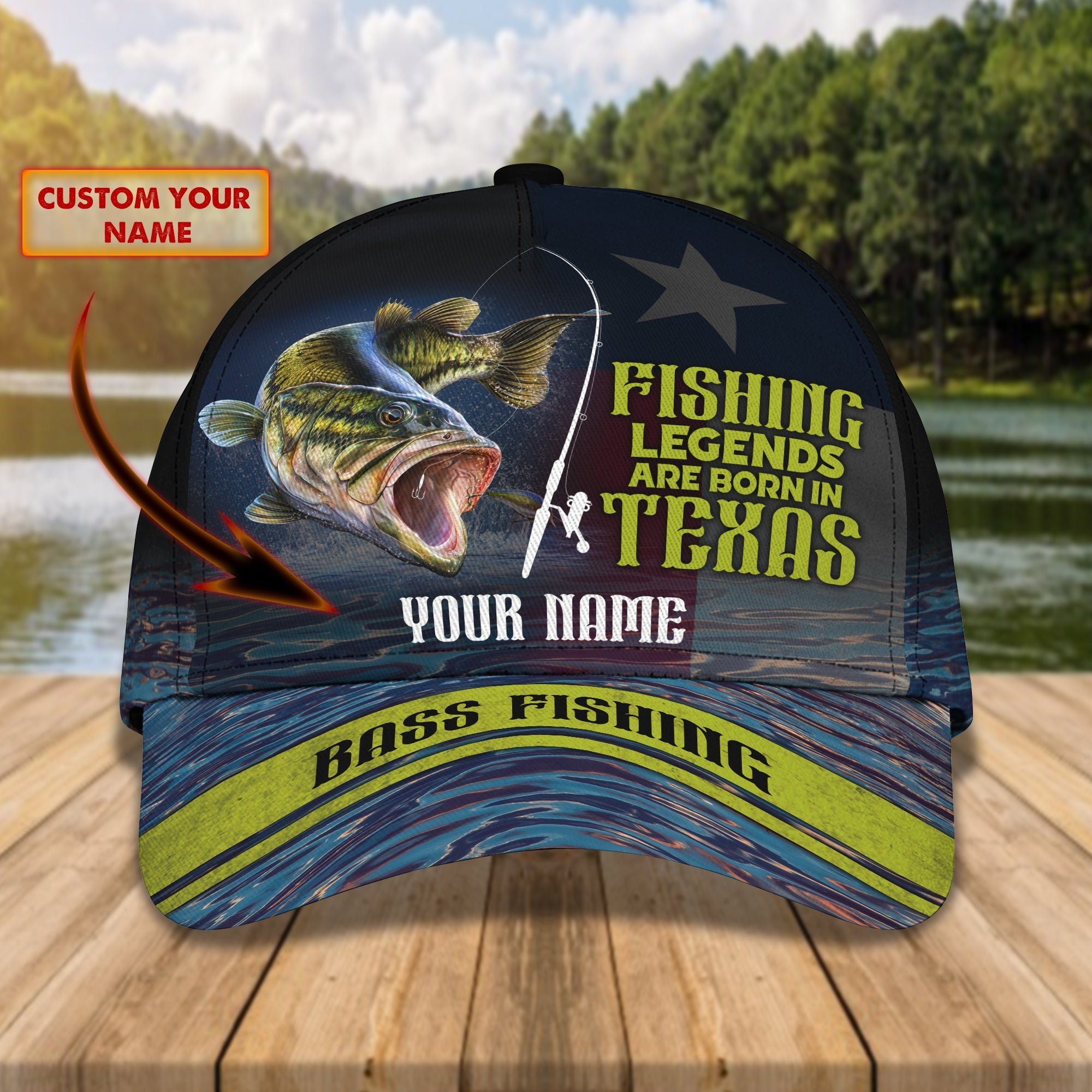 Classic Cap - Fishing Texas