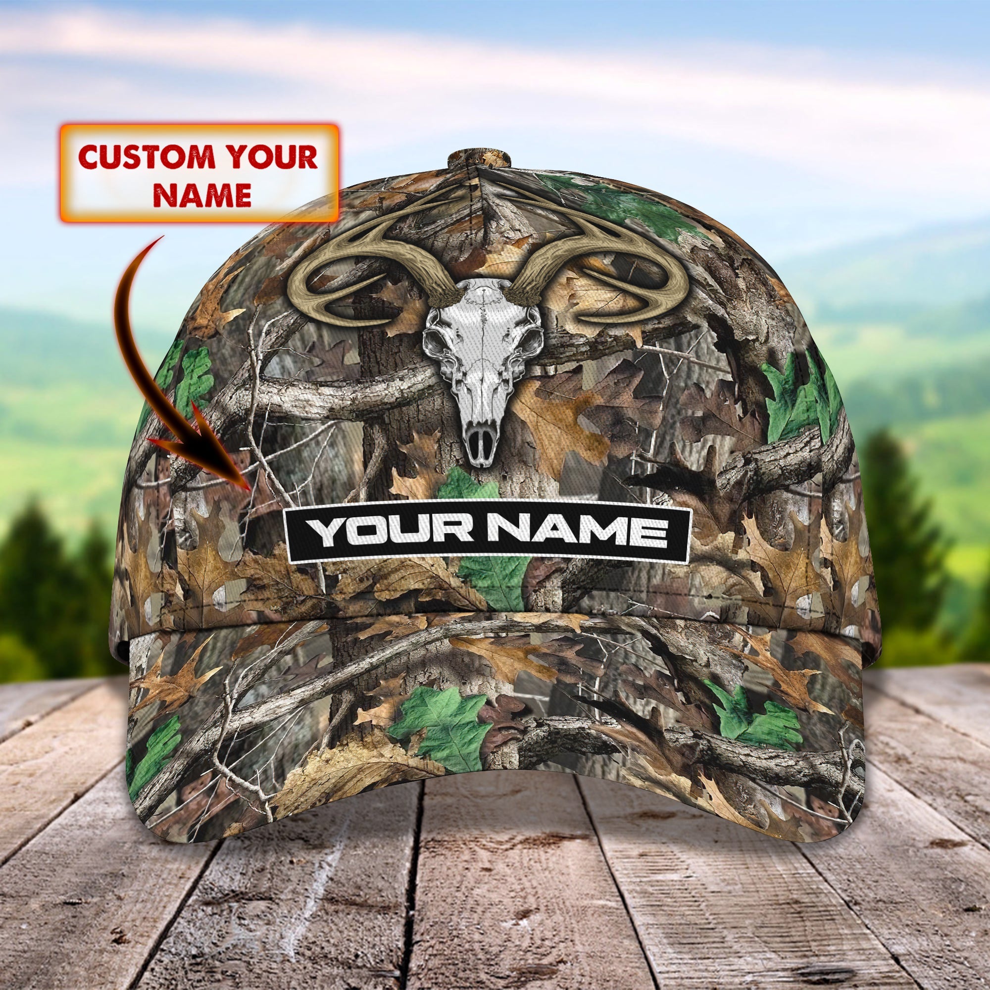 Hunting - Personalized Name Cap - Dah 33