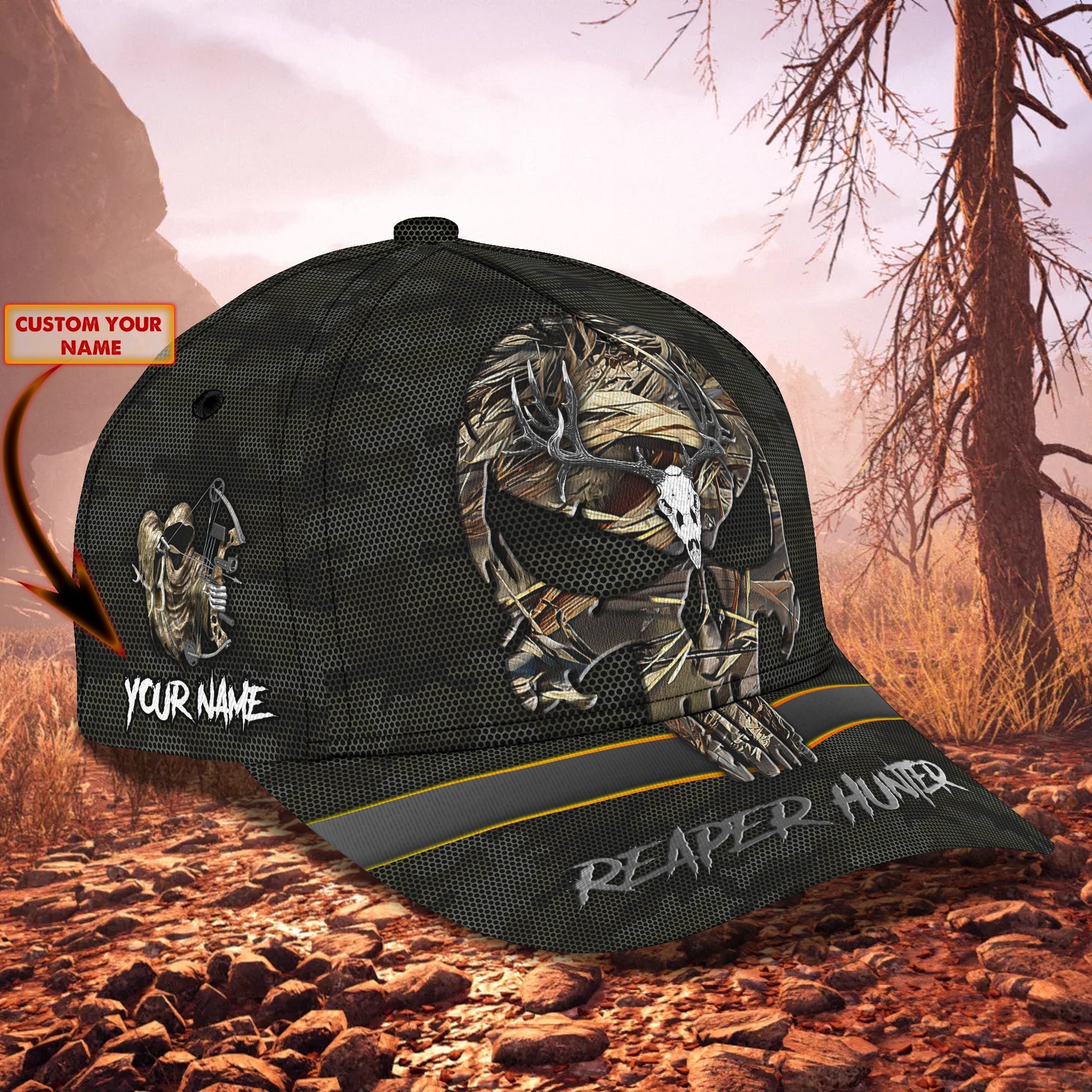 Reaper Hunter - Personalized Name Cap - Nmd 26