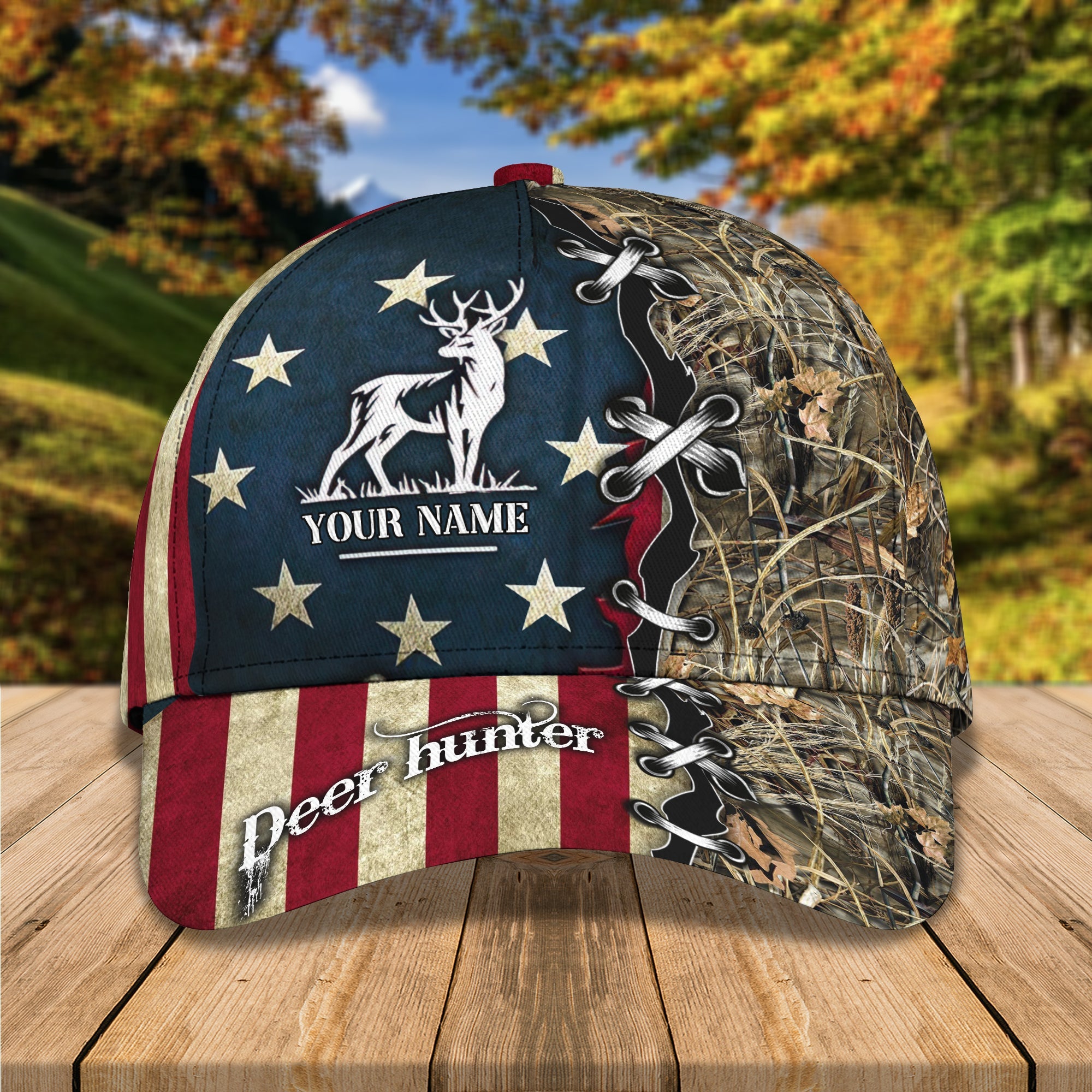 Deer Hunting - Personalized Name Cap 110 - CV98