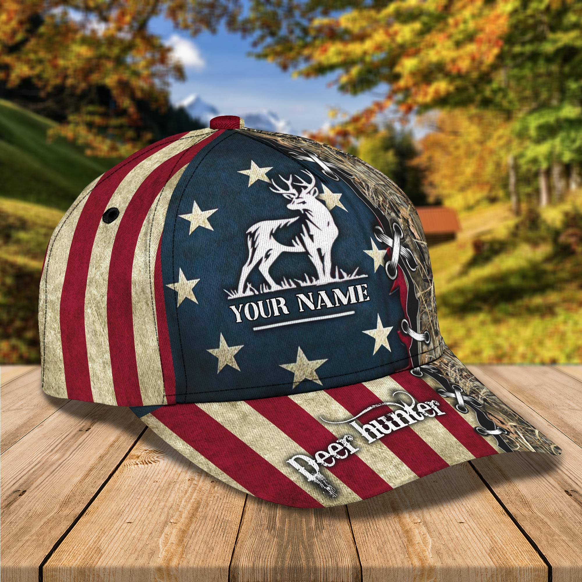 Deer Hunting - Personalized Name Cap 110 - CV98