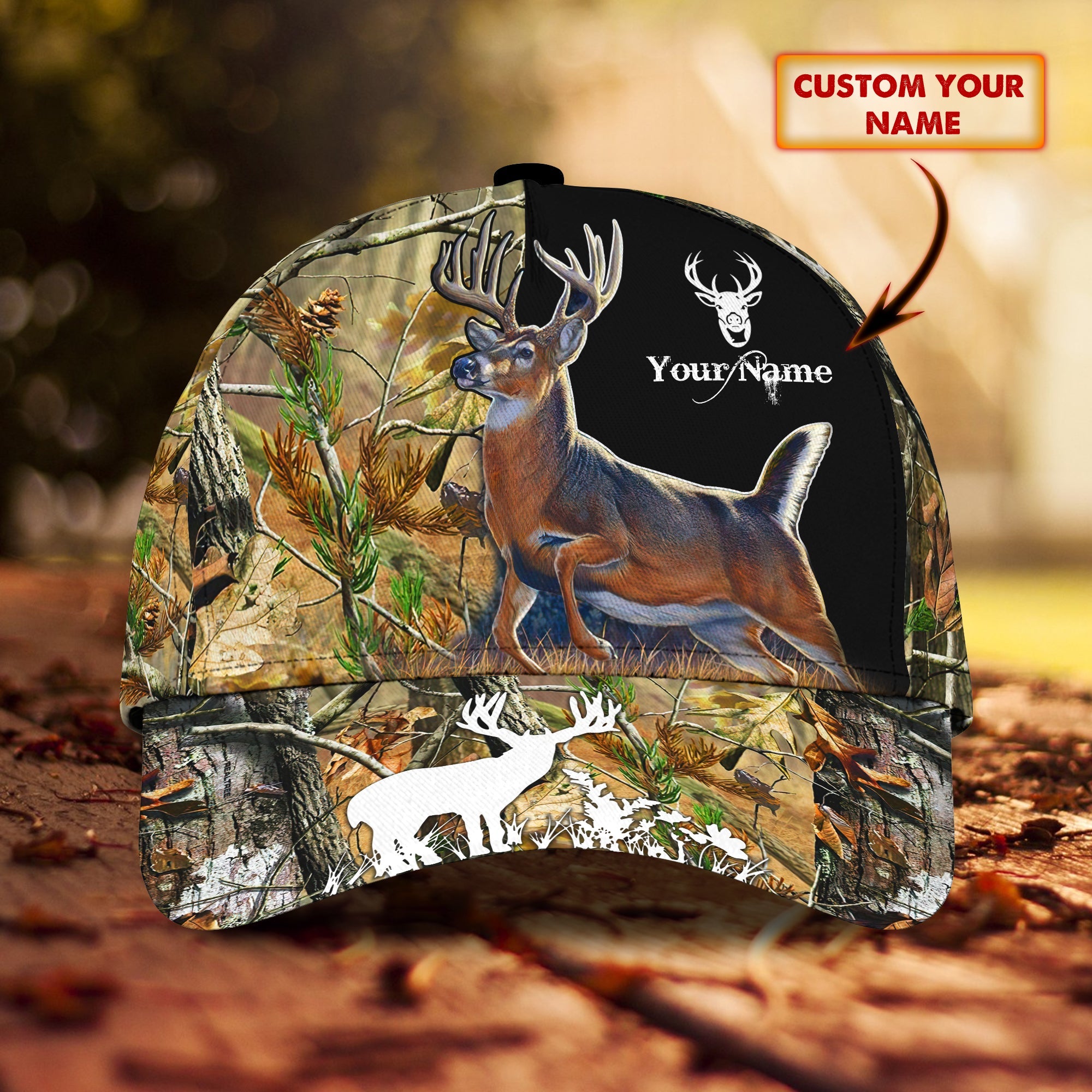 Deer Hunting - Personalized Name Cap - TT99-116