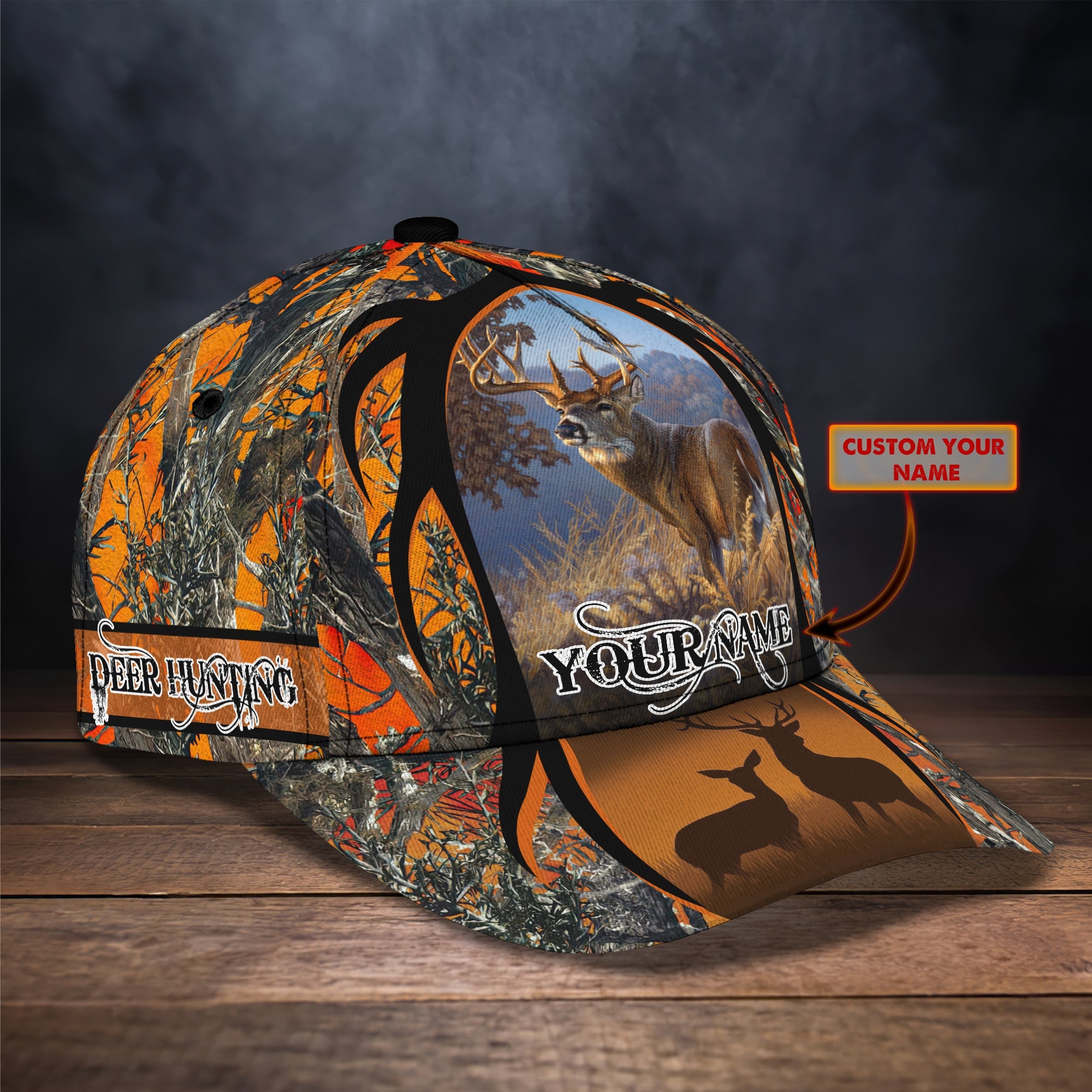 Deer Hunting - Personalized Name Cap 03 - RINC98