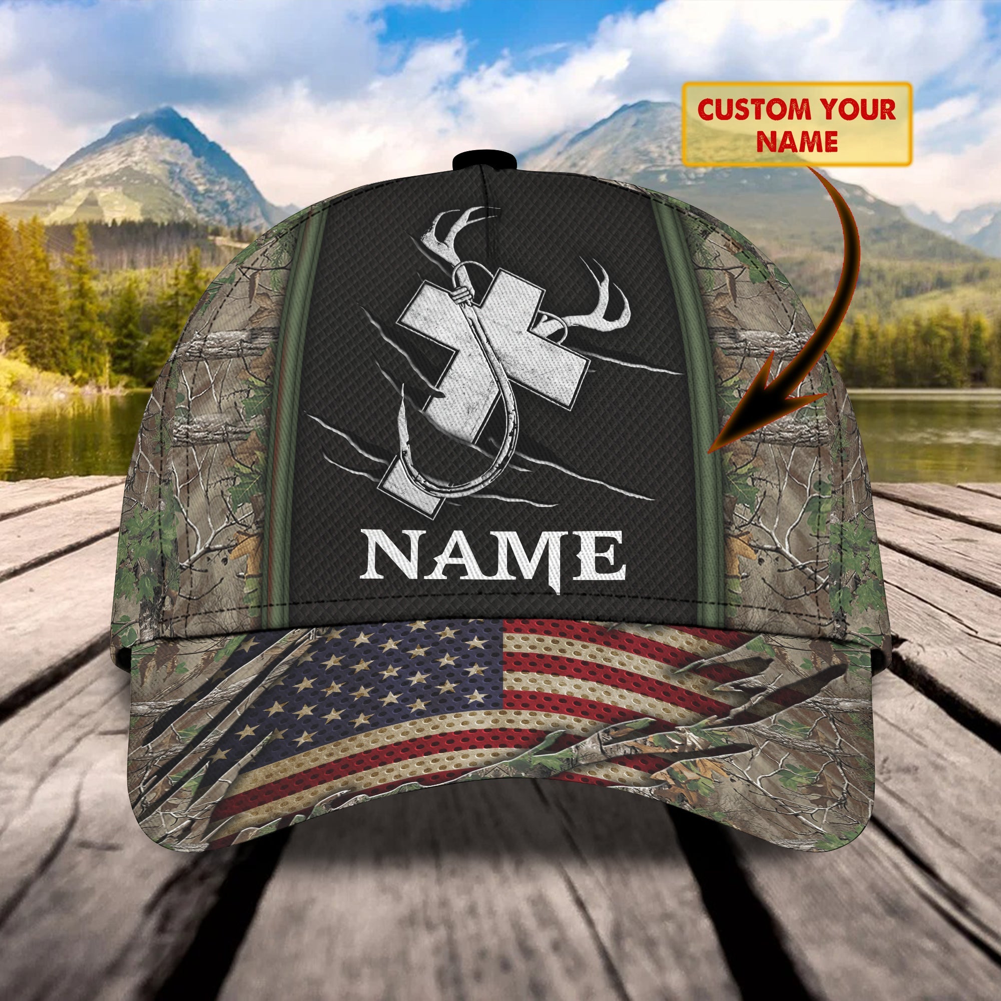 Hunting - Personalized Name Cap - DAT93-011