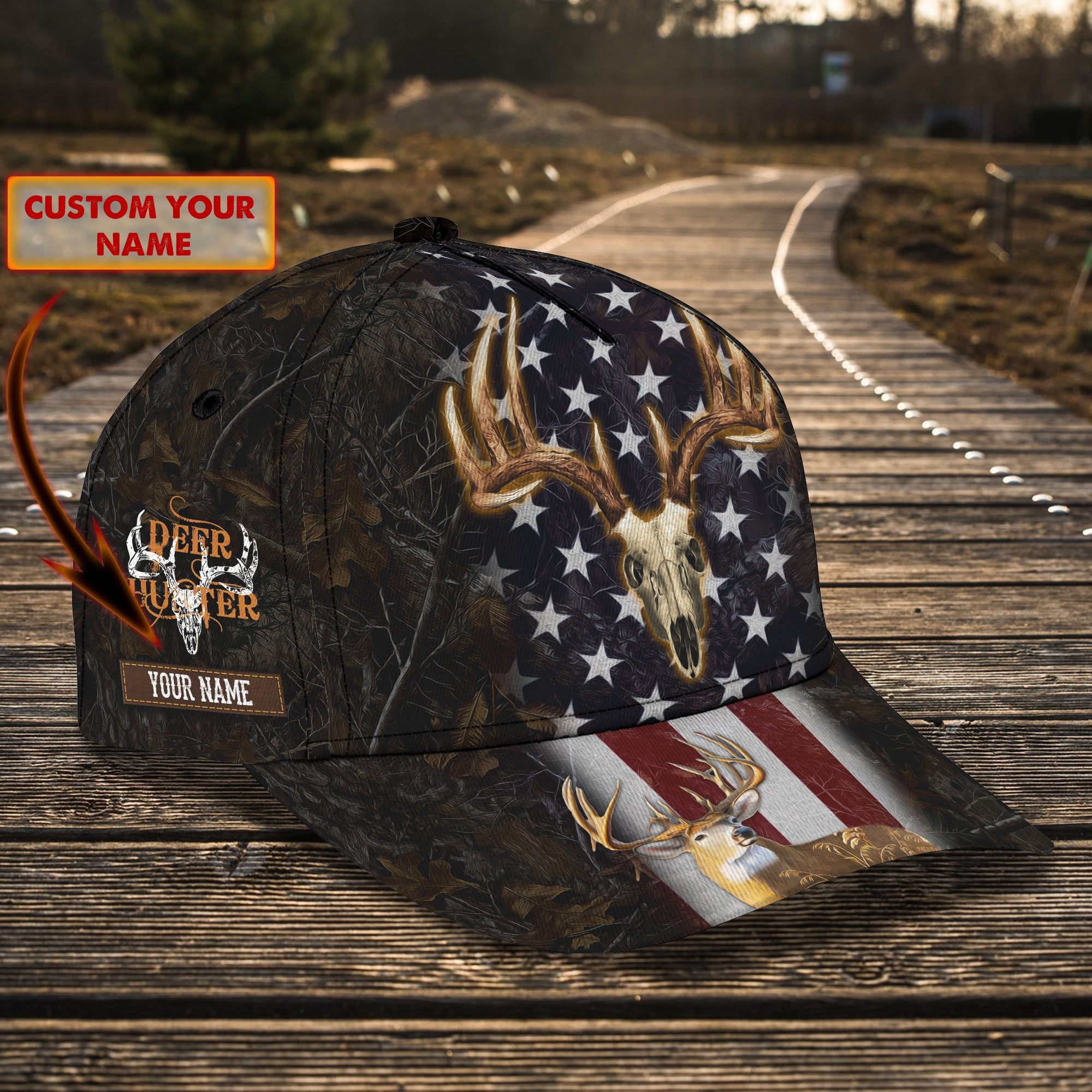 Deer Hunter - Personalized Name Cap - Vtm99