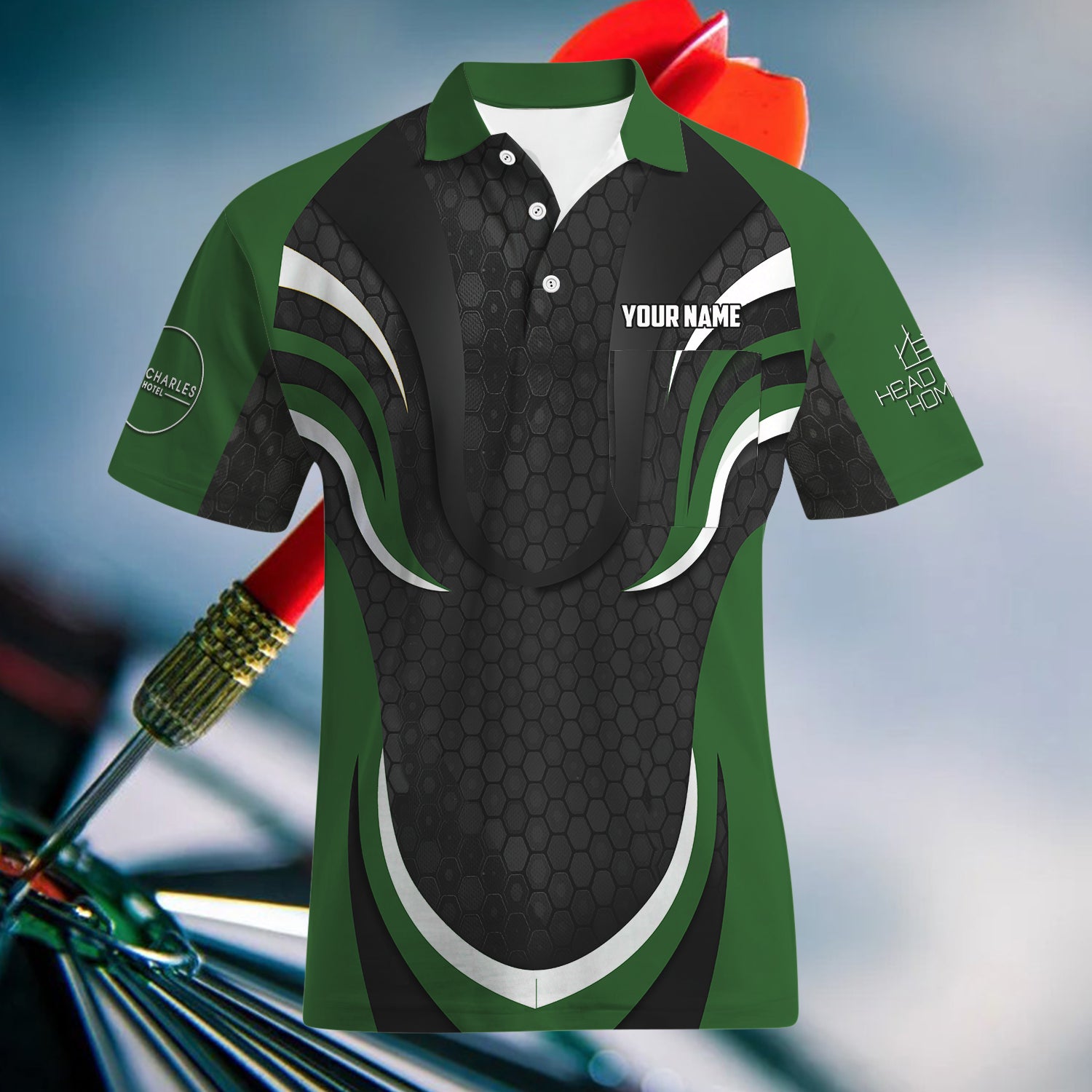 Vipers Team 3D Polo Shirt With Pocket Tad