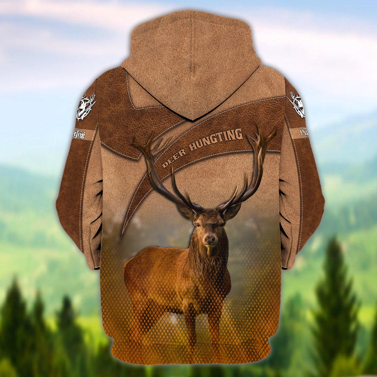 Hunting - Personalized Name 3D Zipper hoodie 12 - HN95 3979