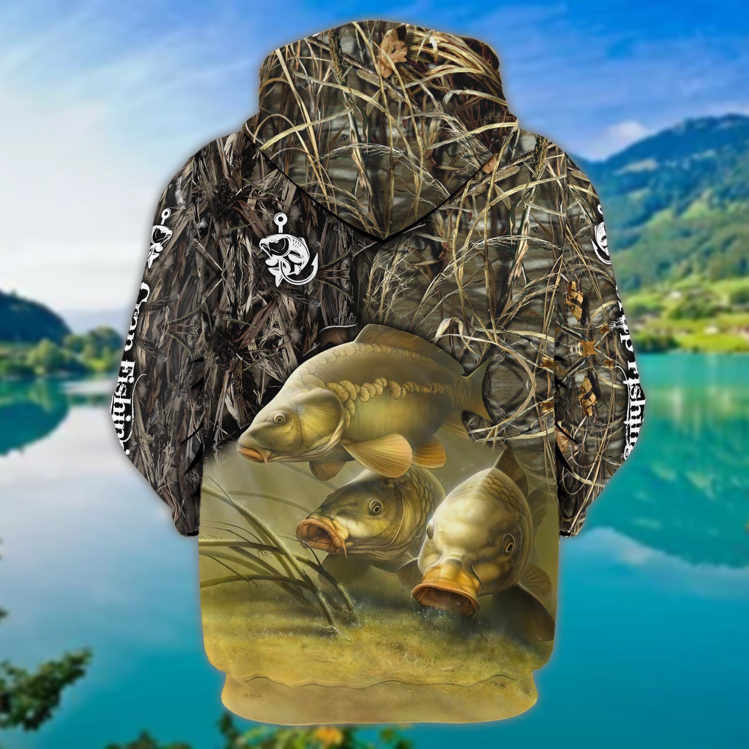 Crap Fishing - Personalized Name 3D Hoodie - CV98
