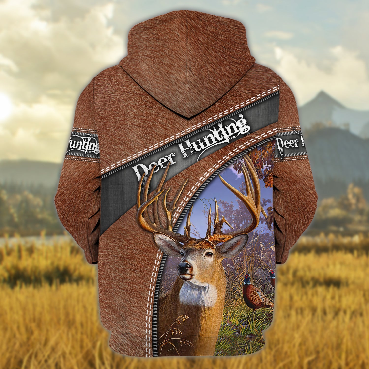 Deer Hunting Hoodie Zipper DT69-CT-1137
