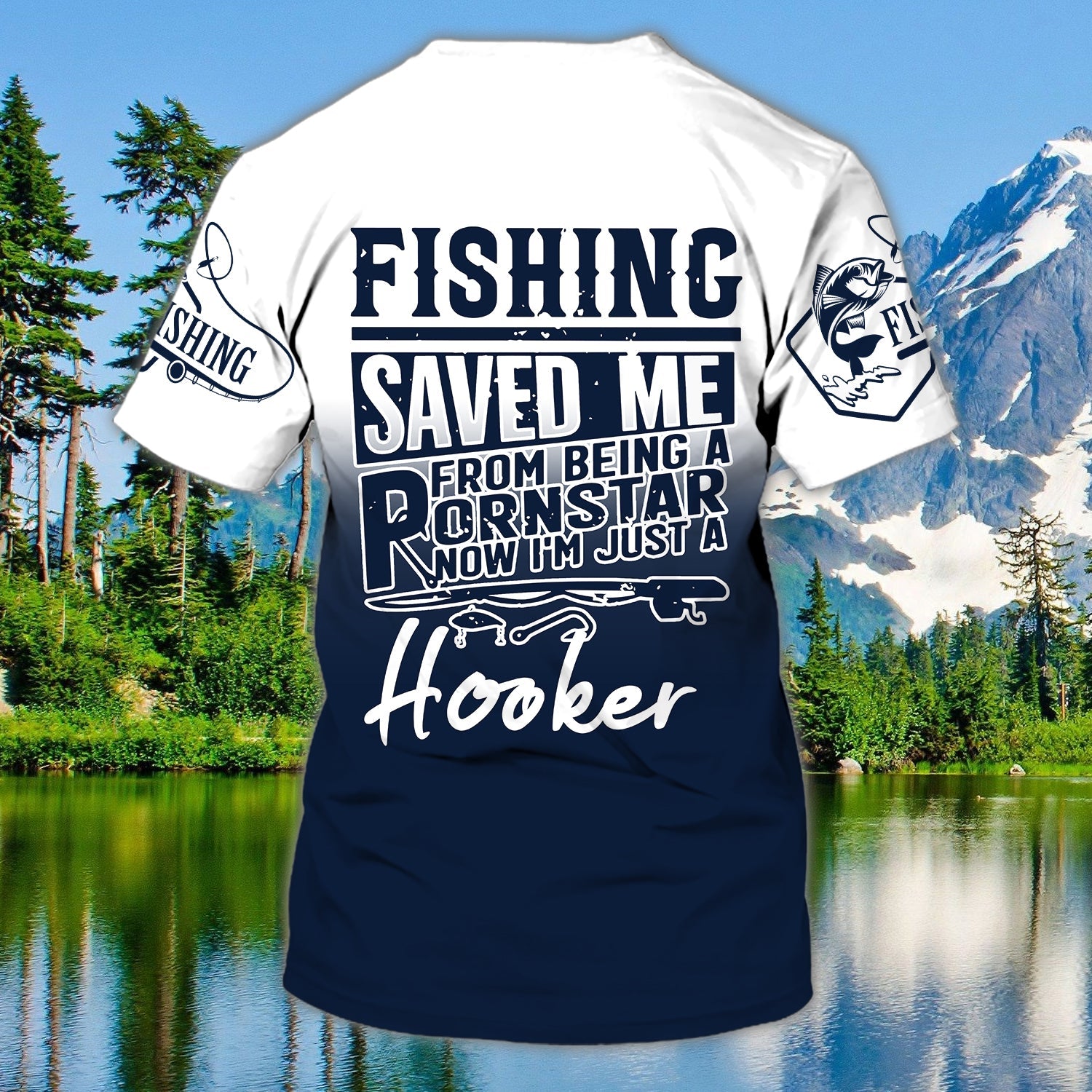 Bass Fishing - Custom Name Tshirt - 248