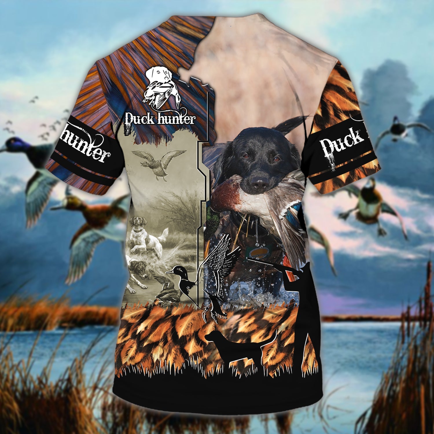 DUCK HUNTING - Personalized Name 3D Tshirt - MITRU