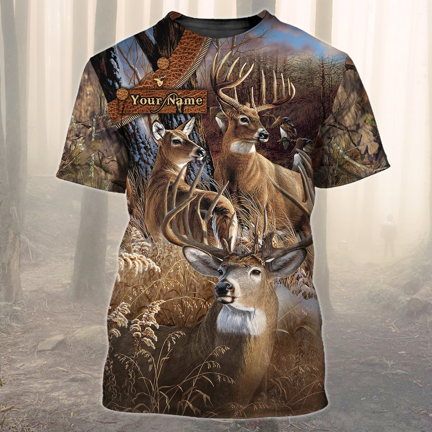 HUNTING 3979 - Personalized Name 3D T Shirt - NBTT