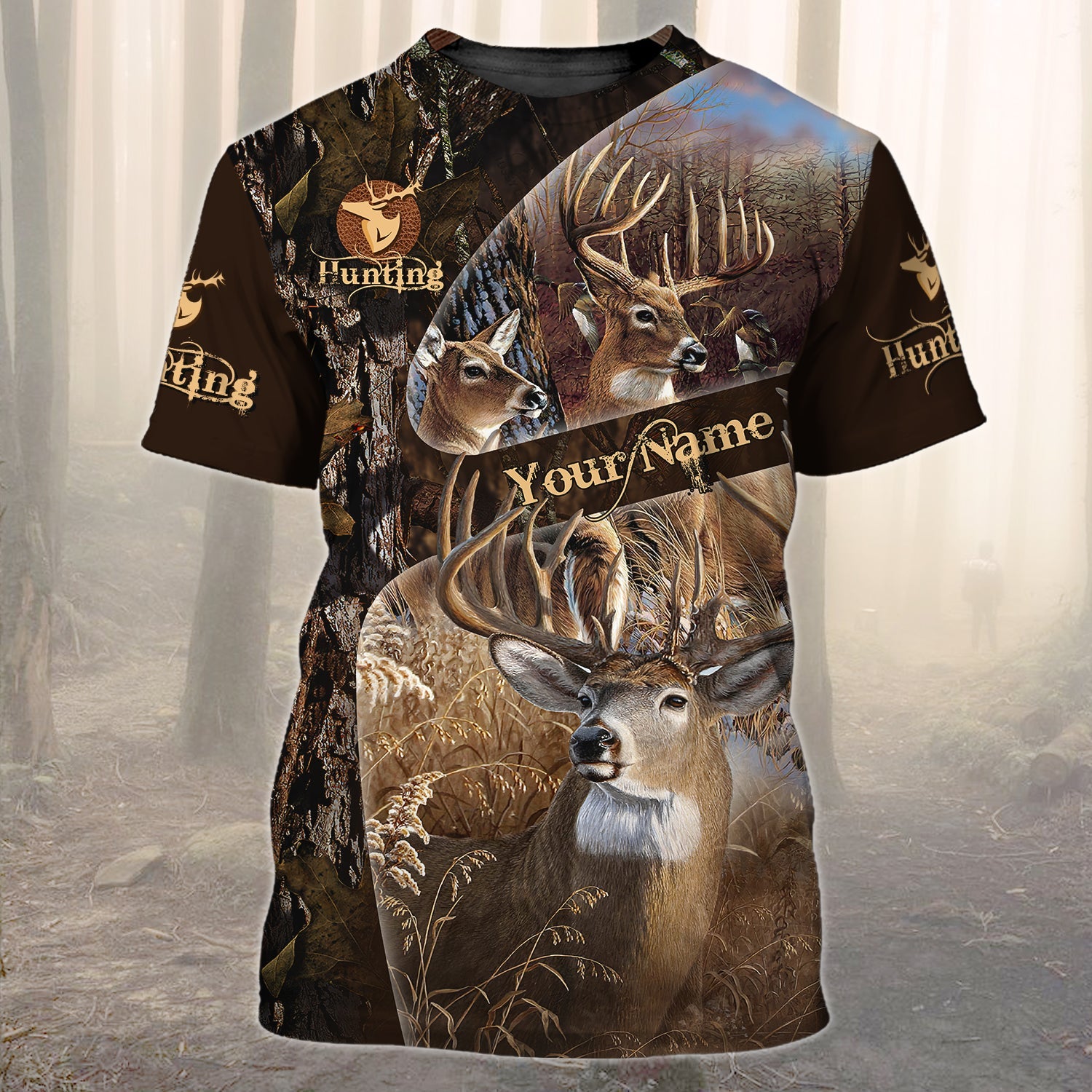 HUNTING 86 - Personalized Name 3D T Shirt - NBTT