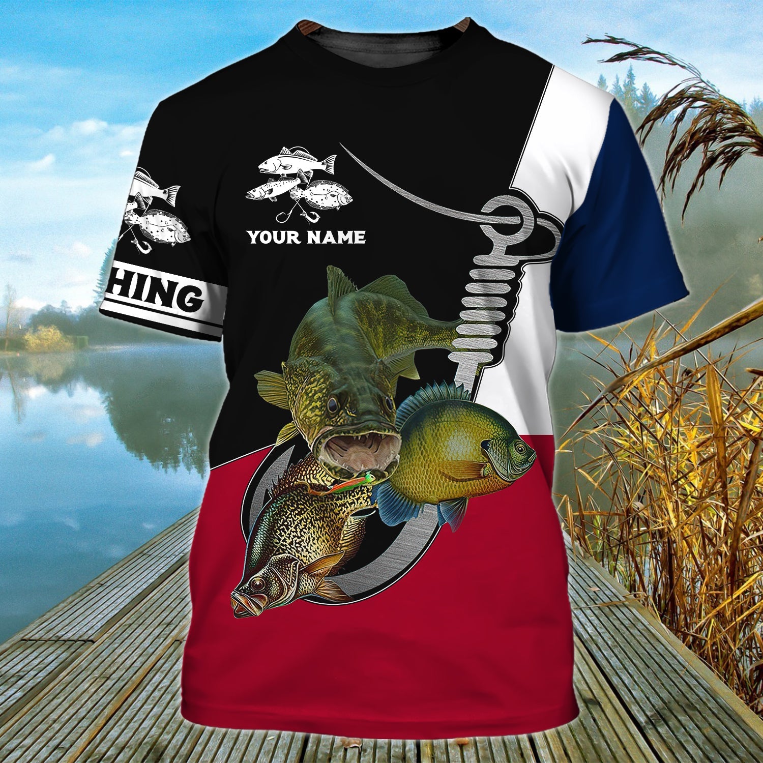 Texas Love Fishing - Name Tshirt