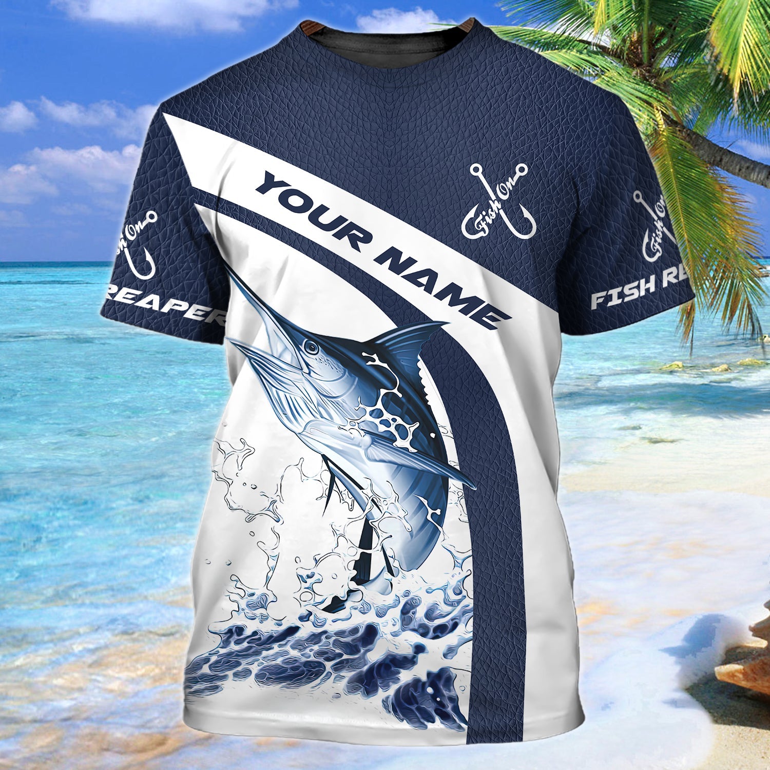 Fish Reaper - Personalized Name 3D Tshirt 82 - Bhn97