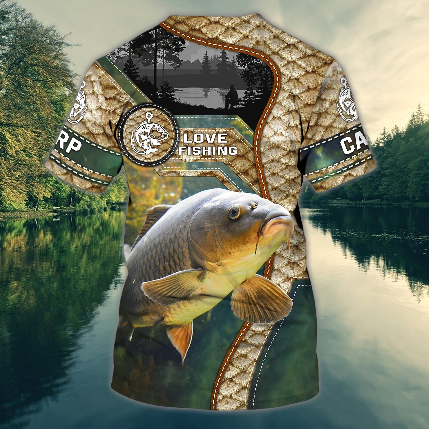 CARP FISHING - Personalized Name 3D Full Print 007 - CV98