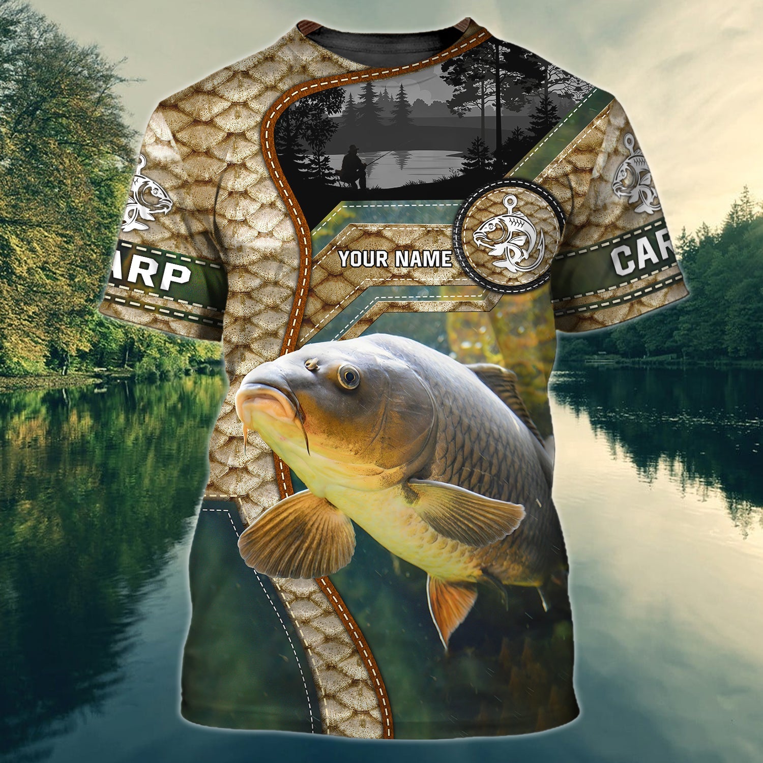 CARP FISHING - Personalized Name 3D Full Print 007 - CV98