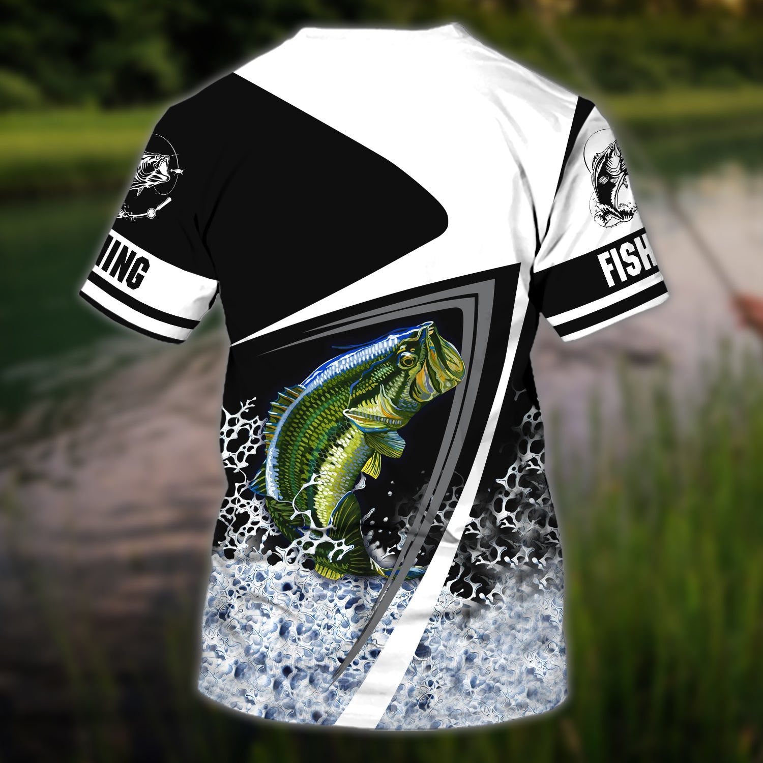 Bass Fishing Custom Name Tshirt