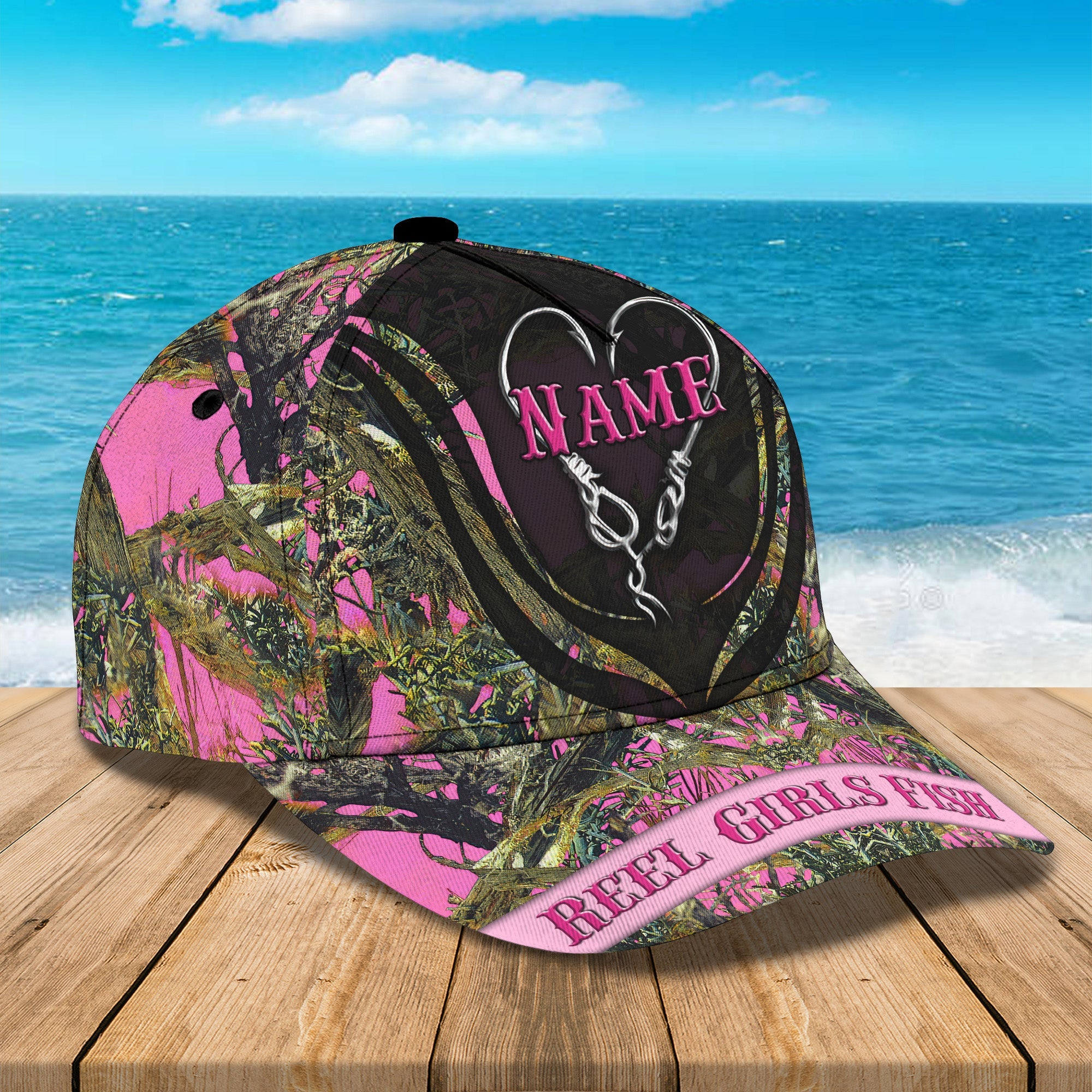 Hunting girl - Personalized Name Cap - Loop- H2k-h5