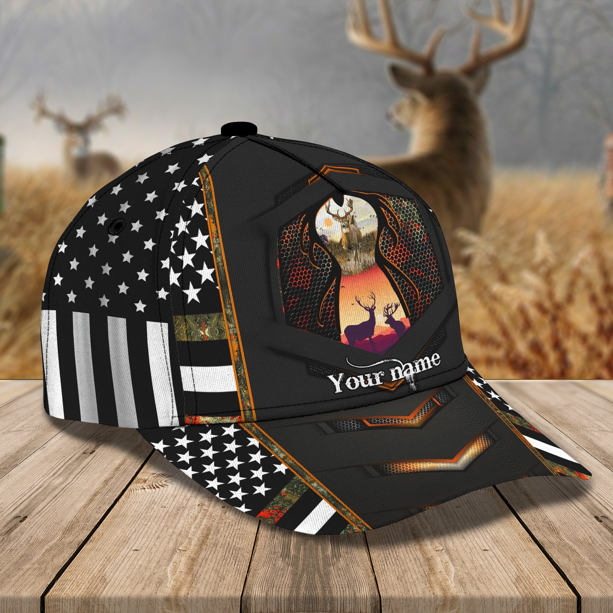 Hunting 04 - Personalized Name Cap - 16hb