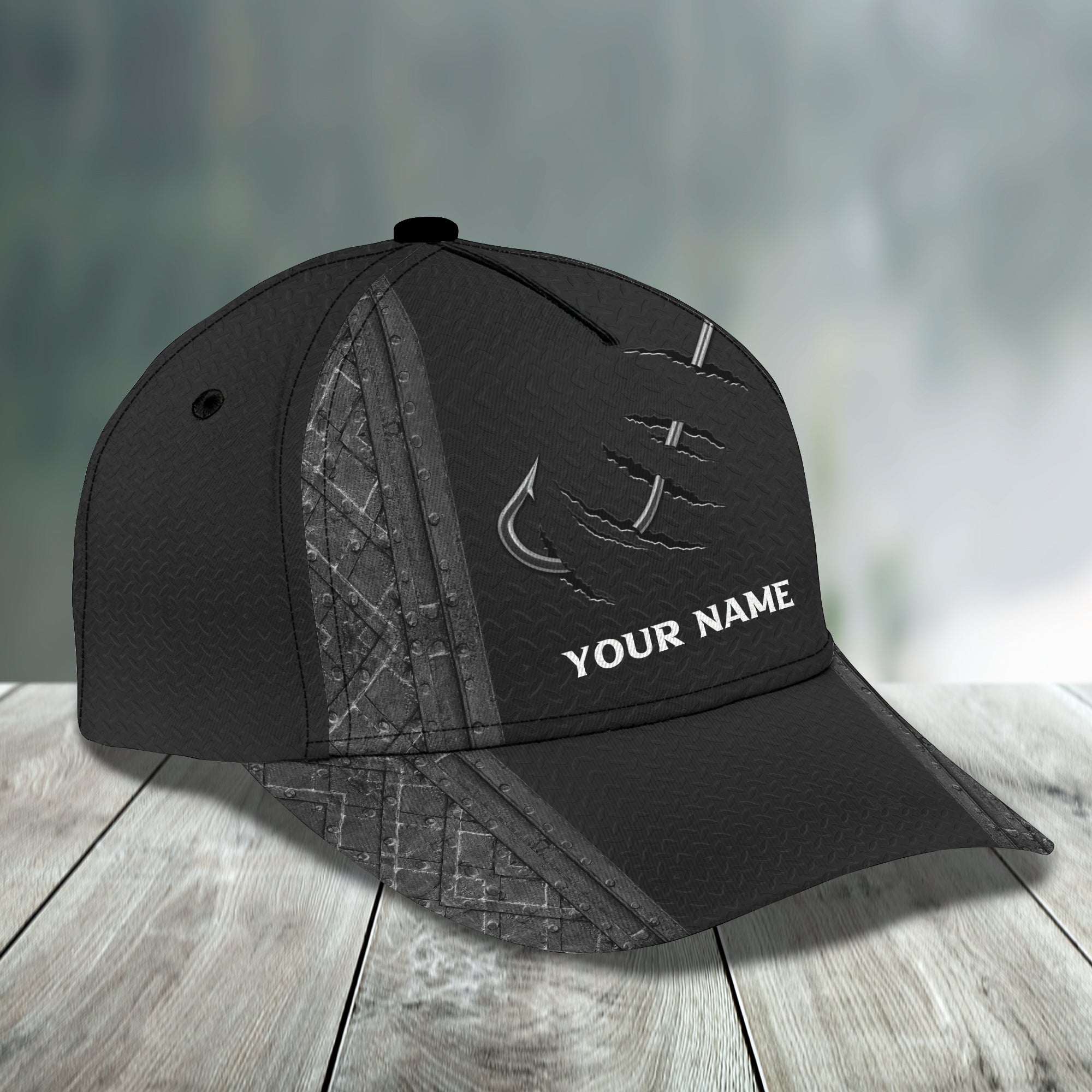 Fishing - Personalized Name Cap - Hadn