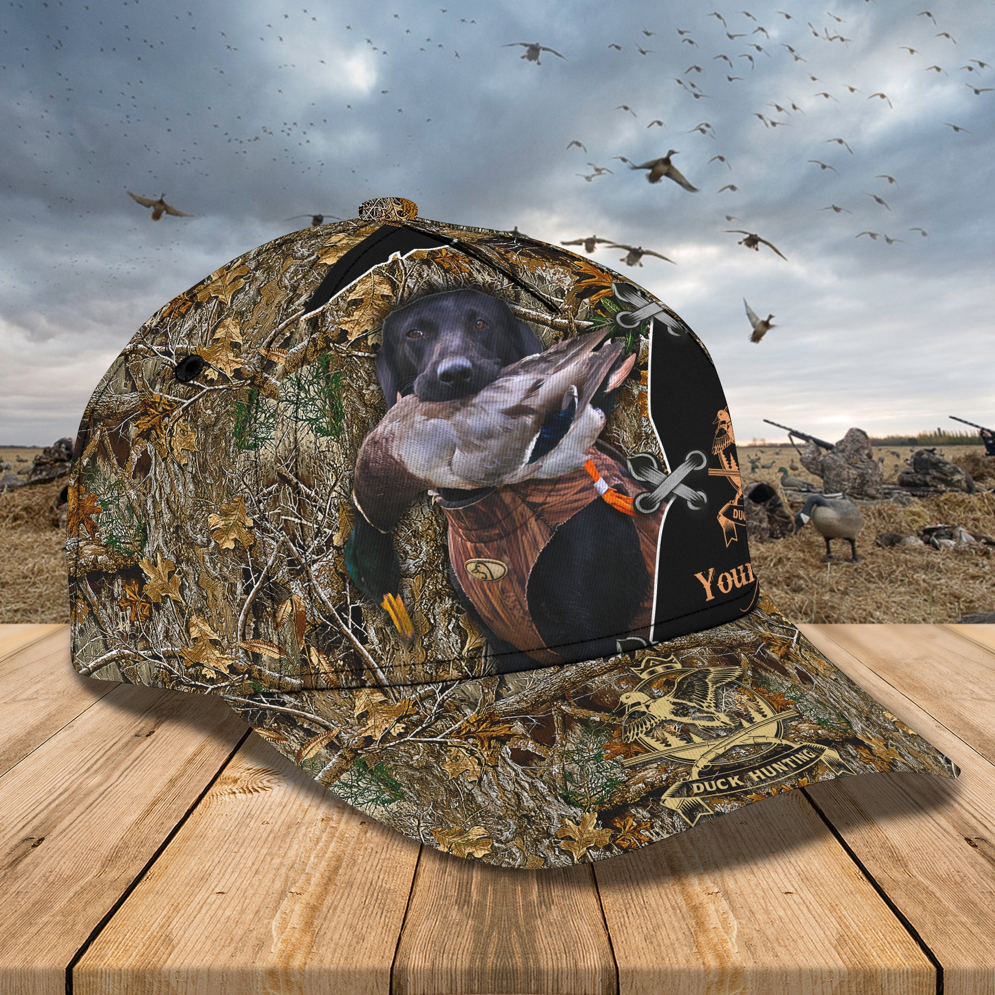 Duck hunting new- Personalized Name Cap - Lst149