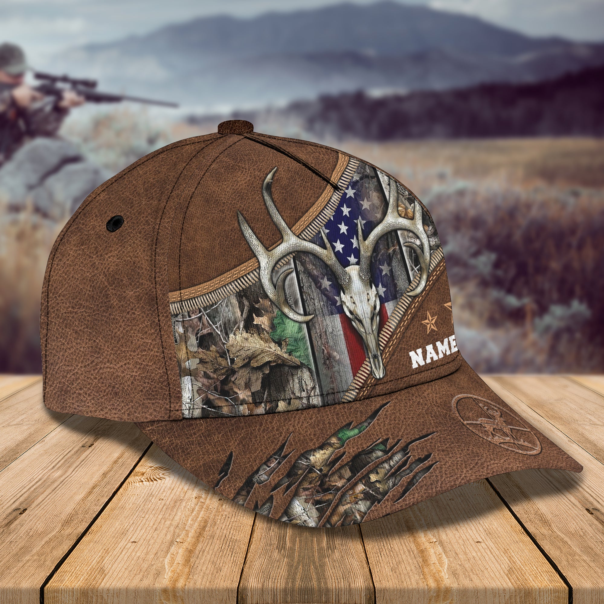 Hunting 02 - Personalized Name Cap - 16hb