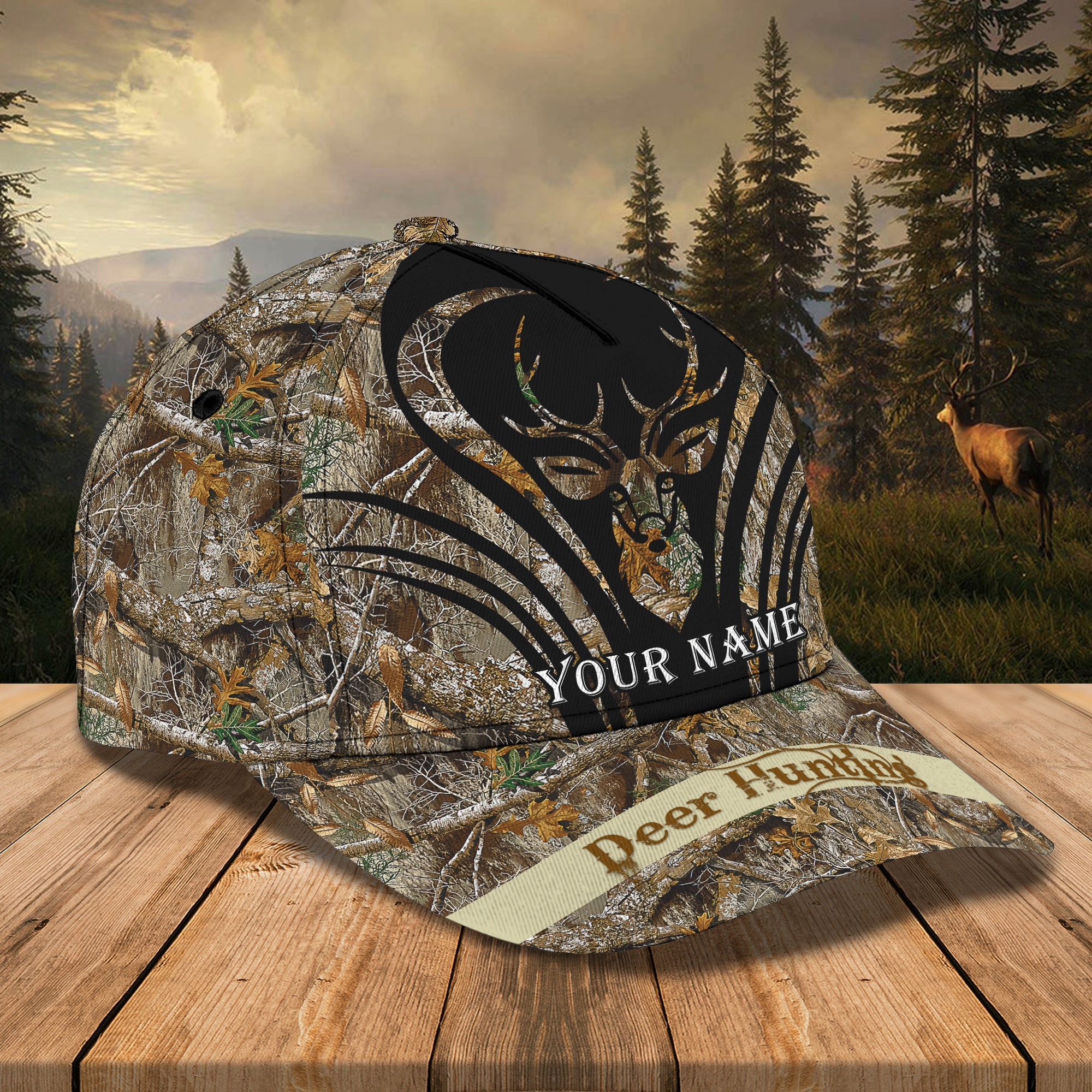 Deer hungting- Personalized Name Cap - Lst149