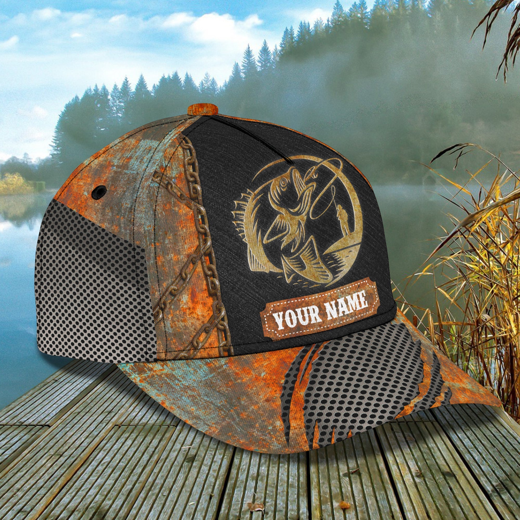 Fishing - Personalized Name Cap - Pt97