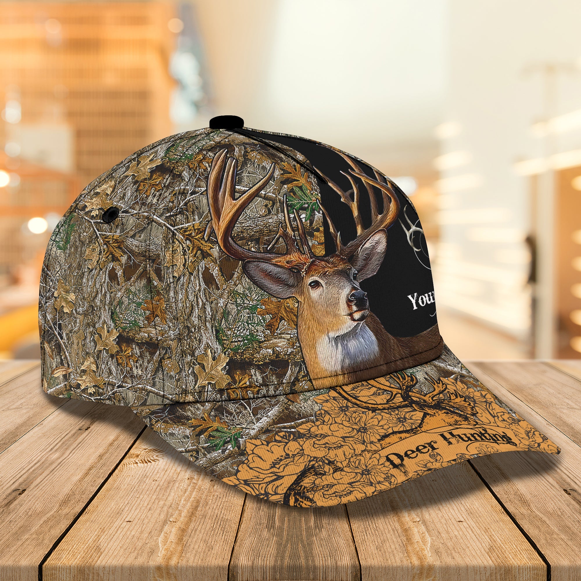 Deer hunting - Personalized Name Cap - Ntt68