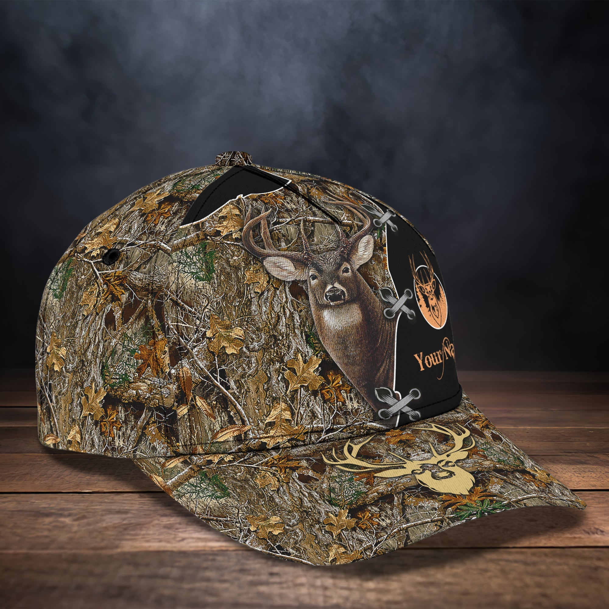 Deer Hunting - Personalized Name Cap