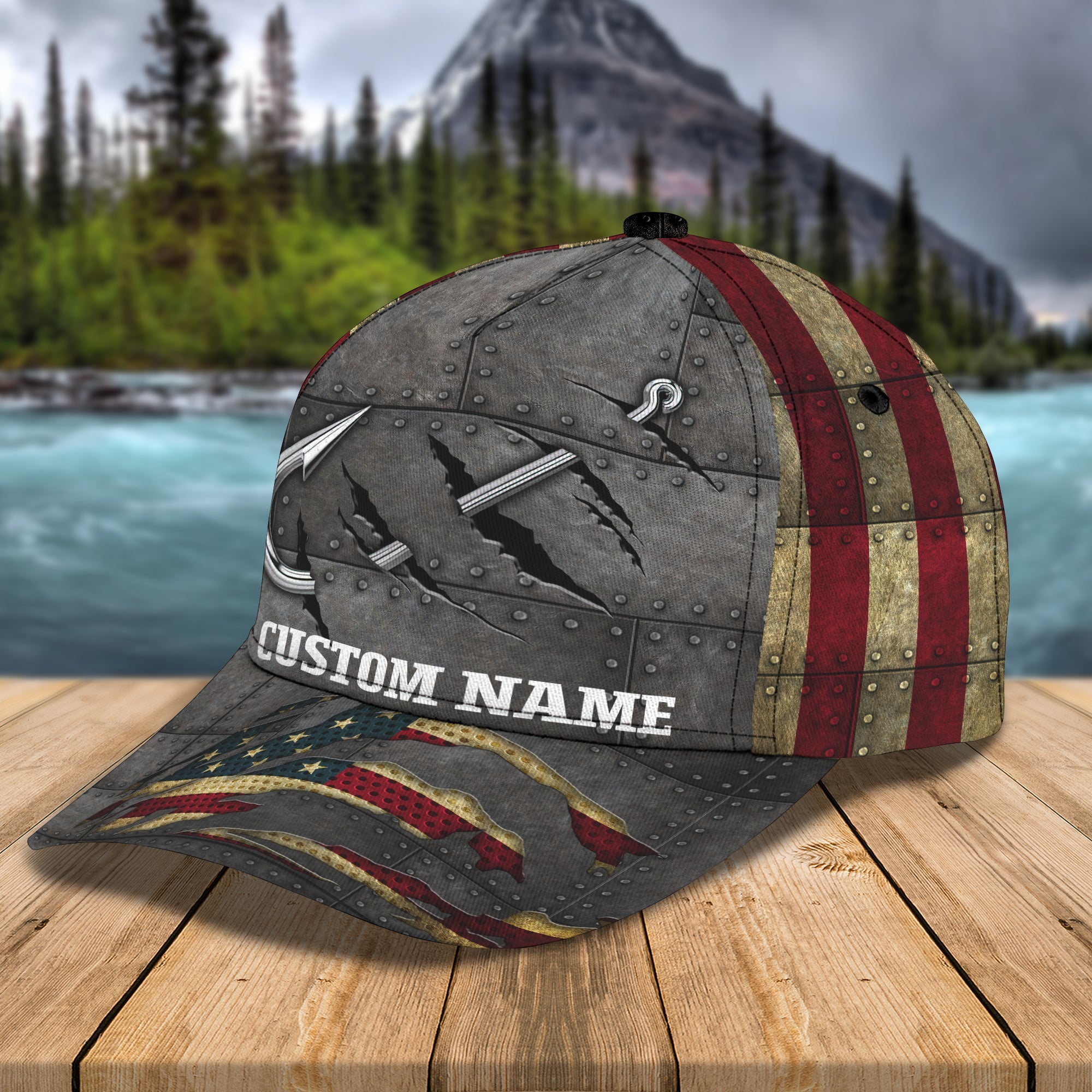 Love Fishing- Personalized Name Cap - Tra96
